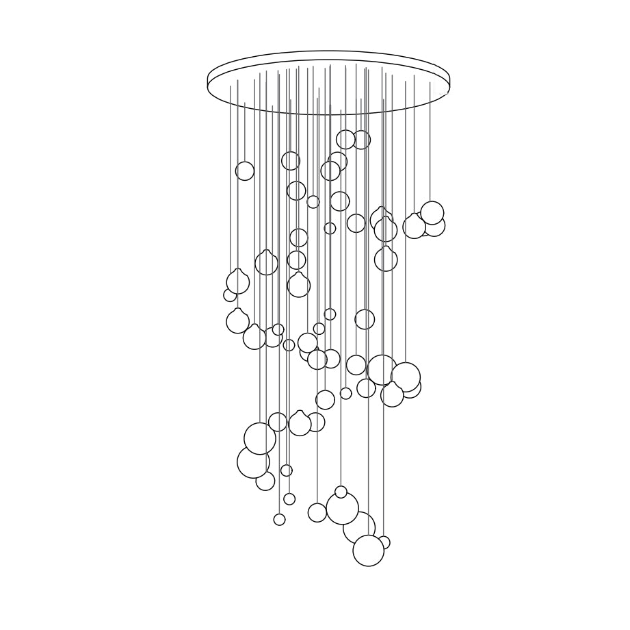 Breath of Light Customize Chandelier-Neutral Decor