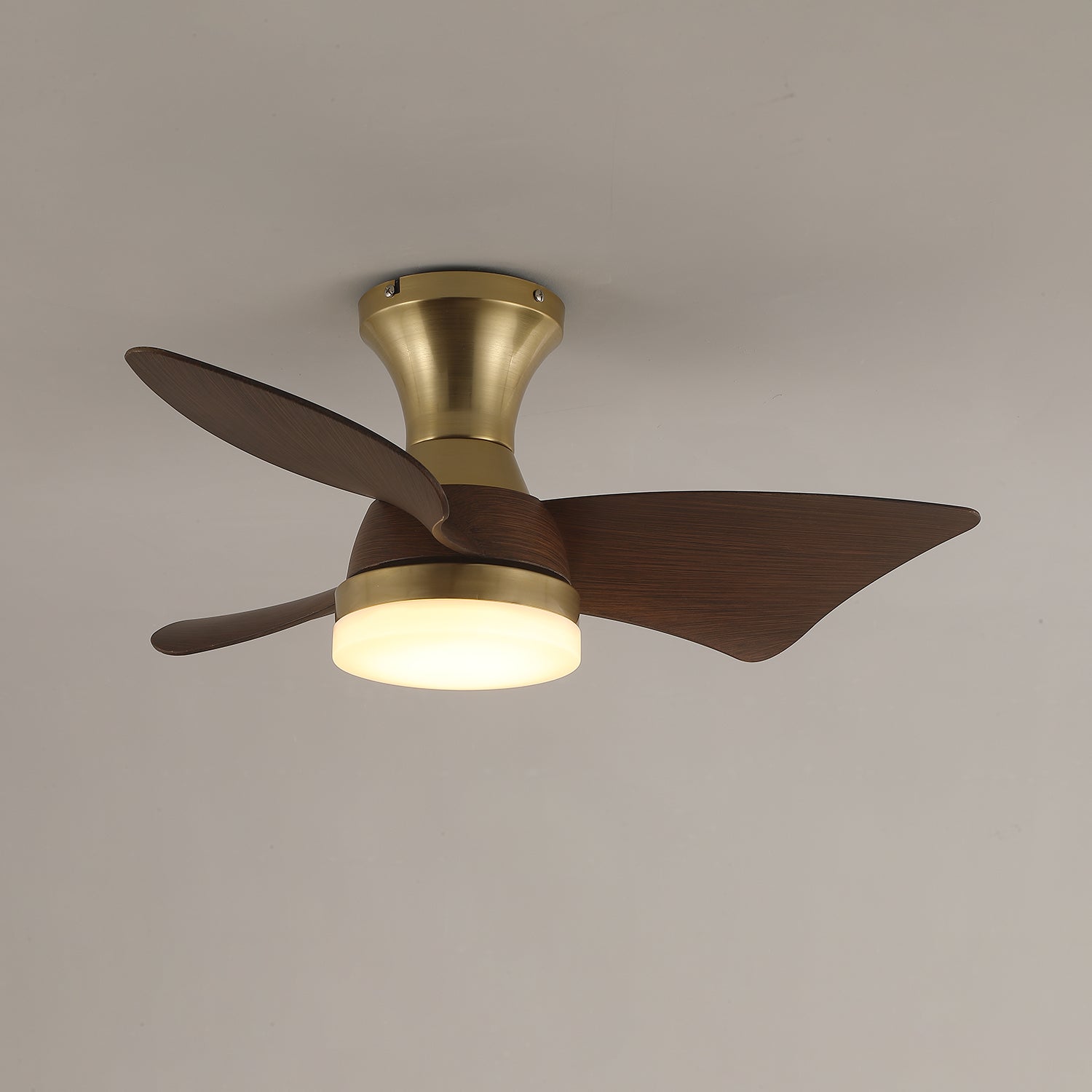 Aureon Modern Wood Ceiling Fan Light-Neutral Decor