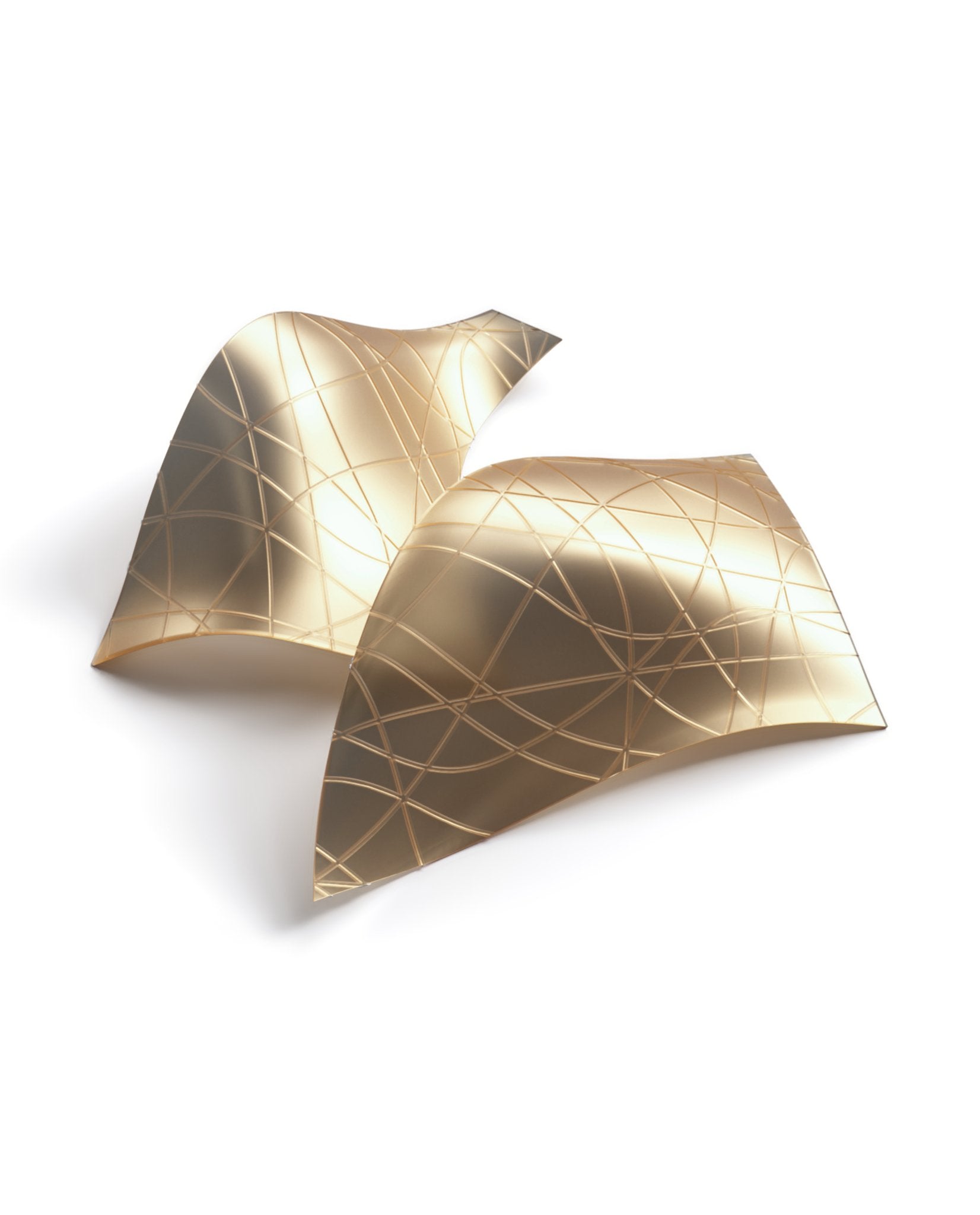 Alnoror Sculptural Gold Pendant Light-Neutral Decor