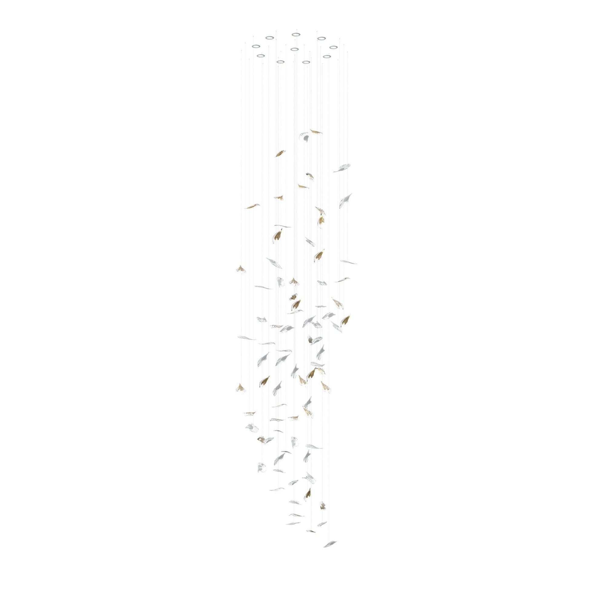 Asorus Artistic Leaf-Shape Chandelier-Neutral Decor