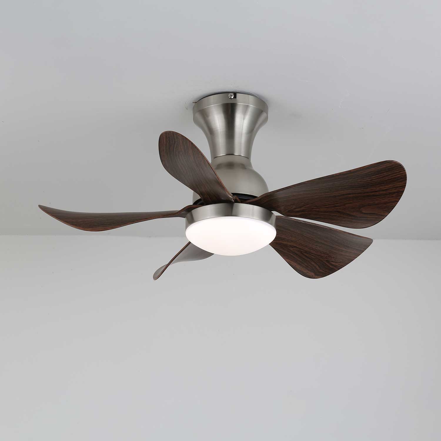 Novaro Modern Wood Ceiling Fan Light-Neutral Decor
