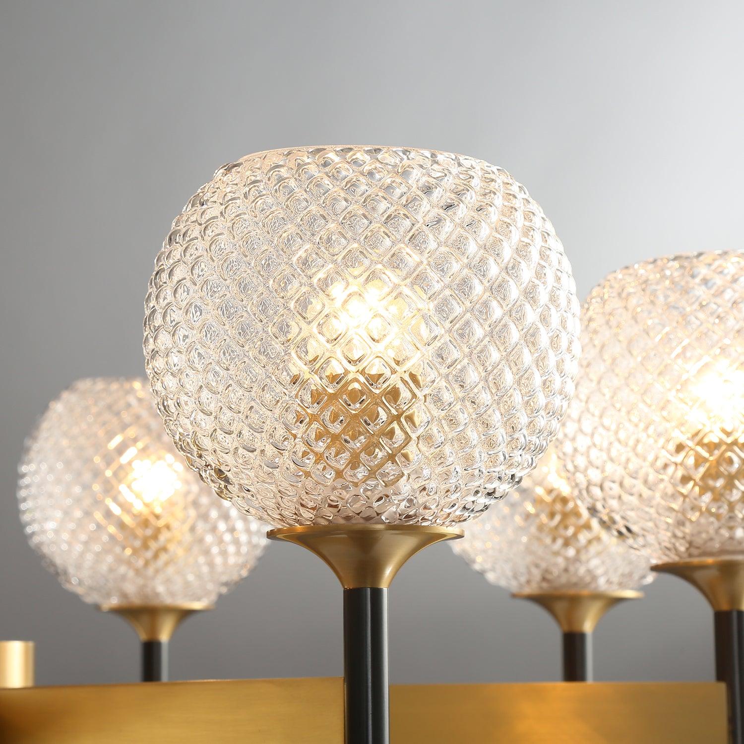 Glint Modern Brass Chandelier-Neutral Decor