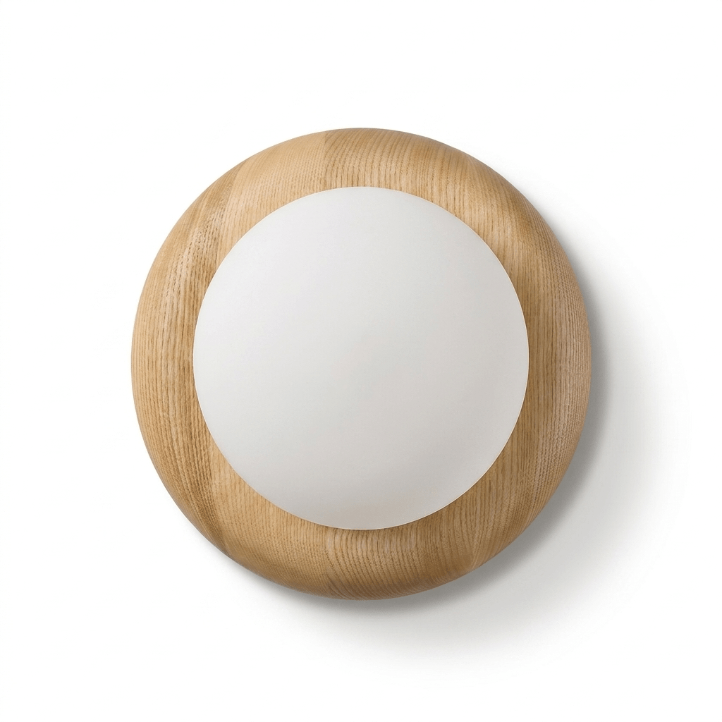 Brevin Wood Wall Sconce-Neutral Decor