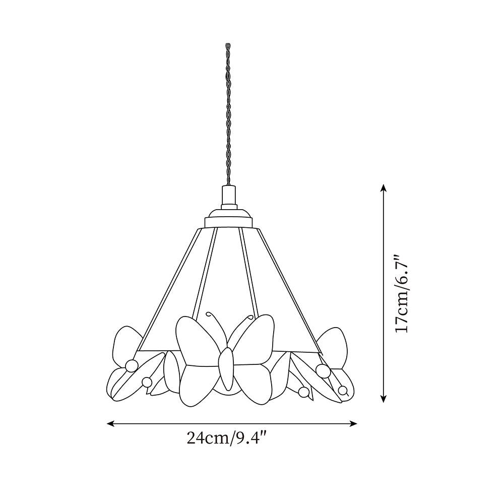 Briandy Tiffany Pendant Light Glass