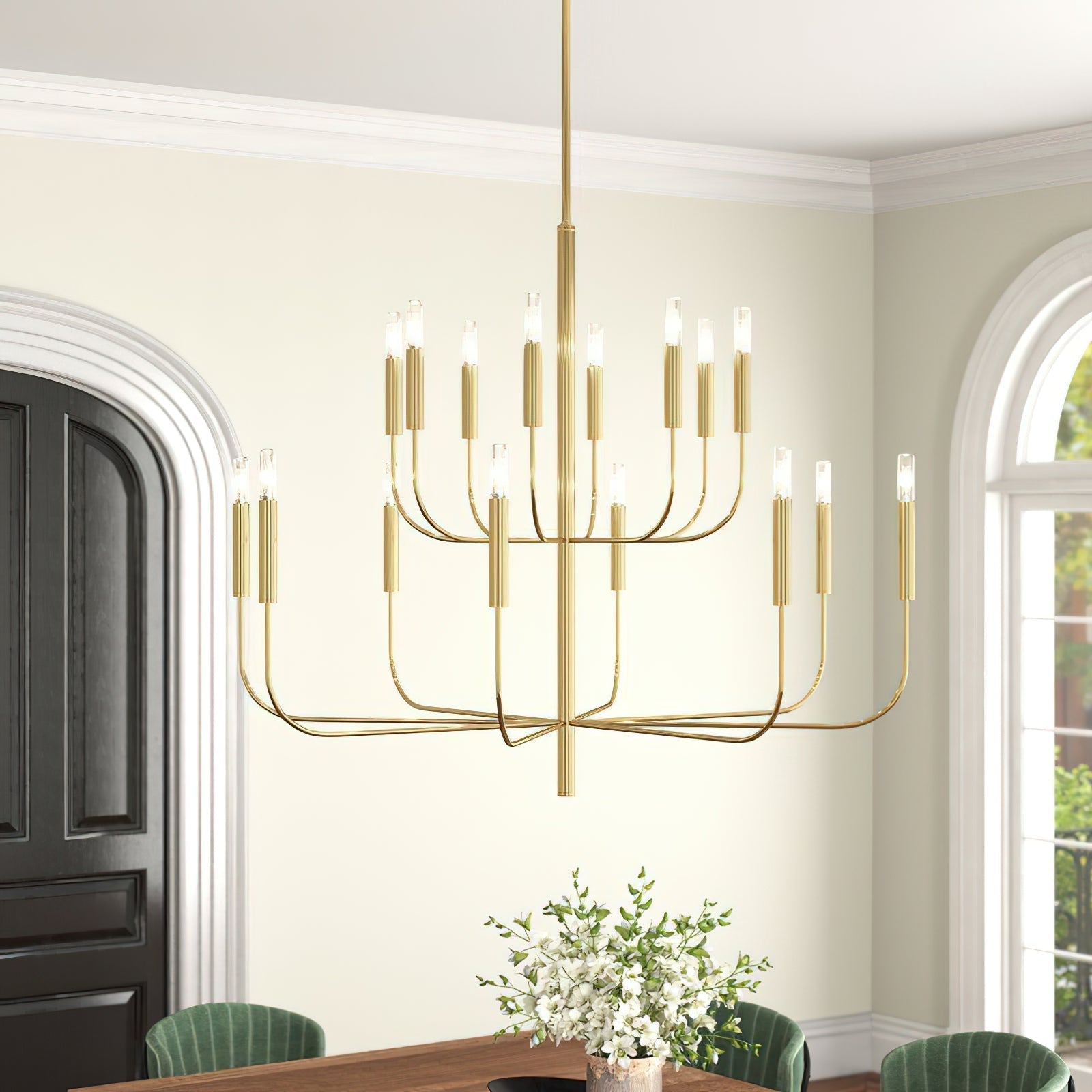 Valentina Brass Chandelier