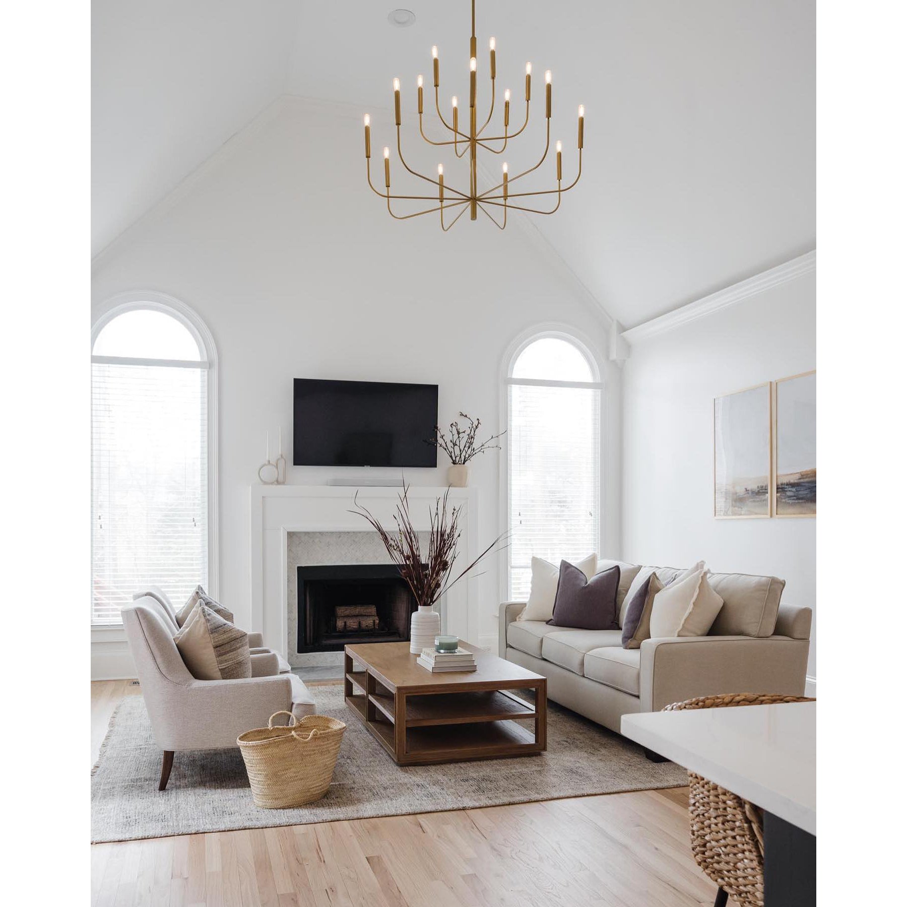 Valentina Brass Chandelier