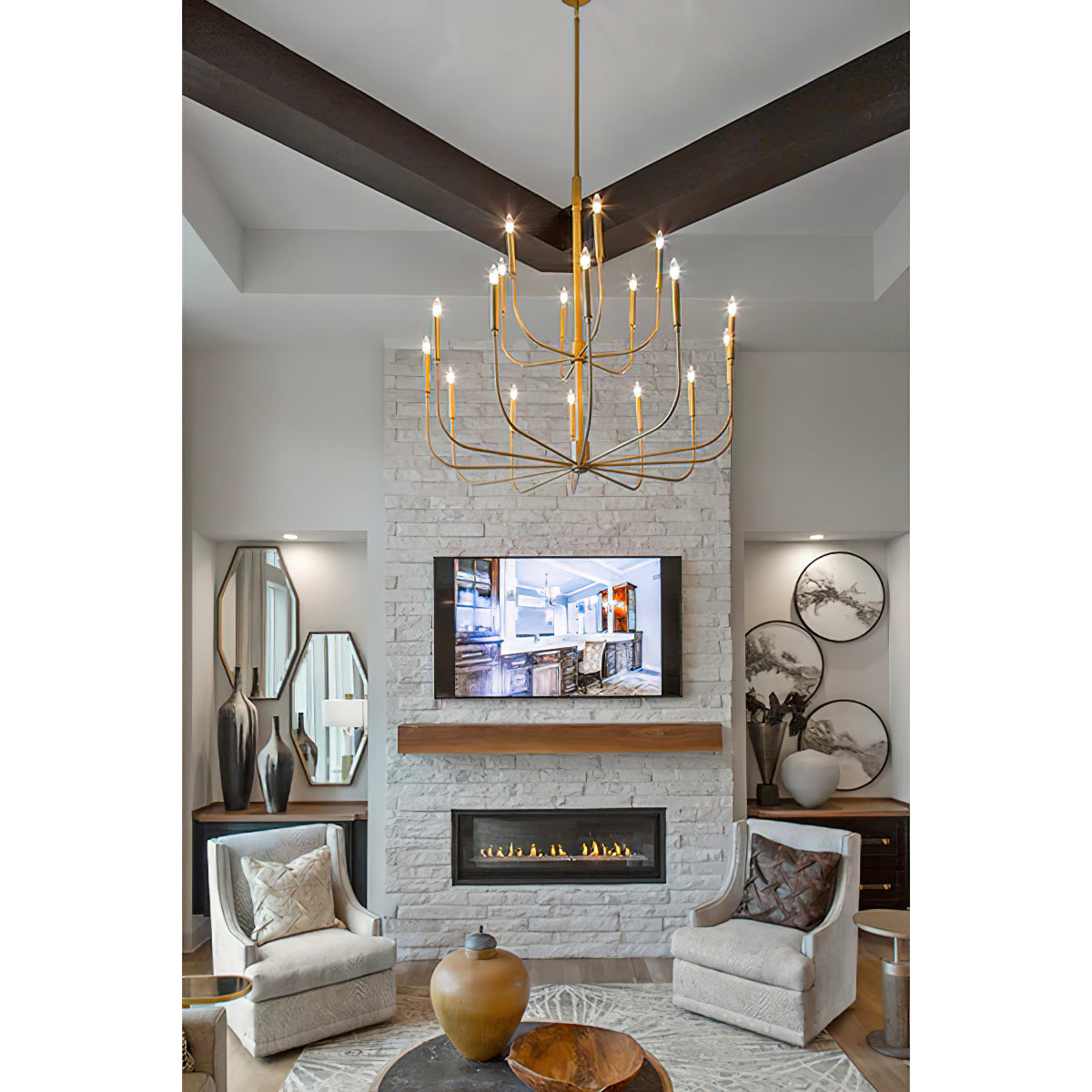 Valentina Brass Chandelier