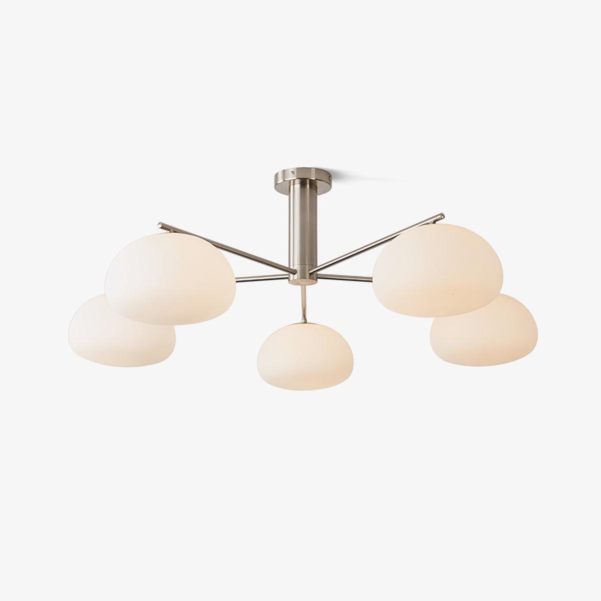 Lunara Luxe Glass Chandelier-Neutral Decor
