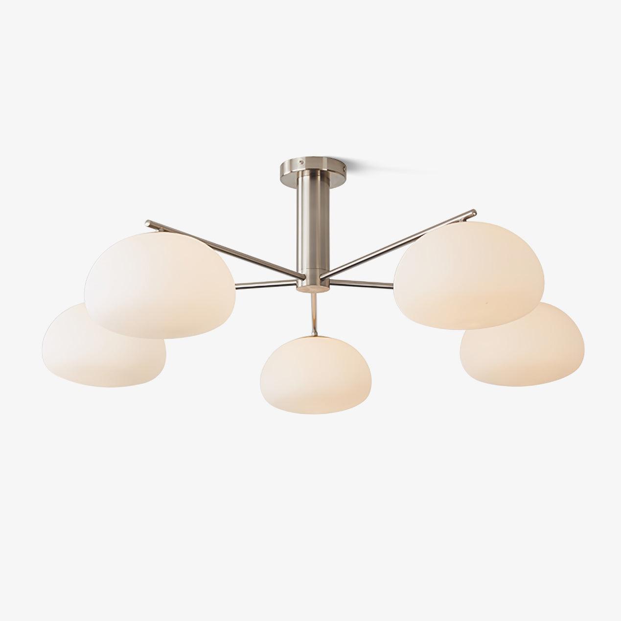 Lunara Luxe Glass Chandelier-Neutral Decor