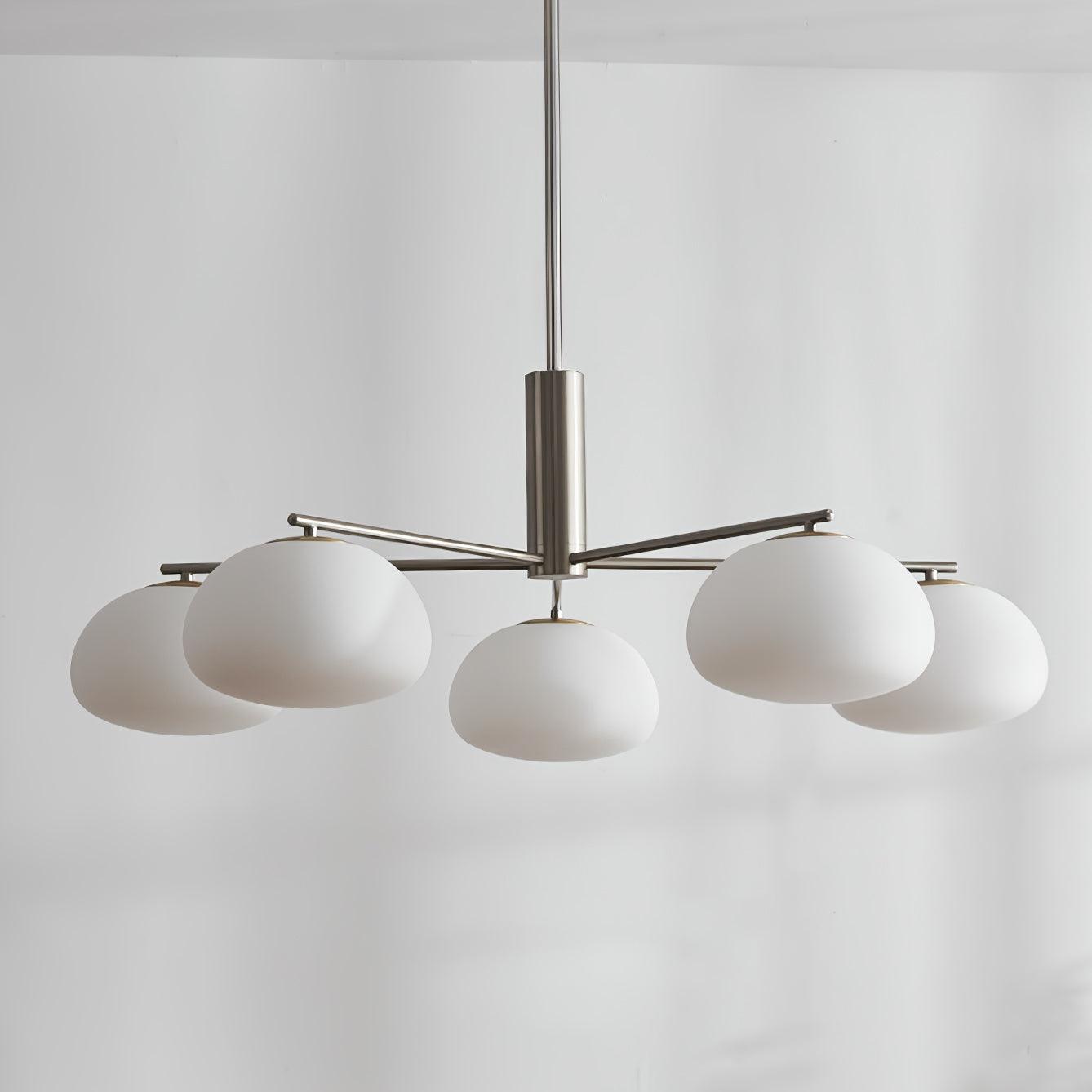 Lunara Luxe Glass Chandelier-Neutral Decor