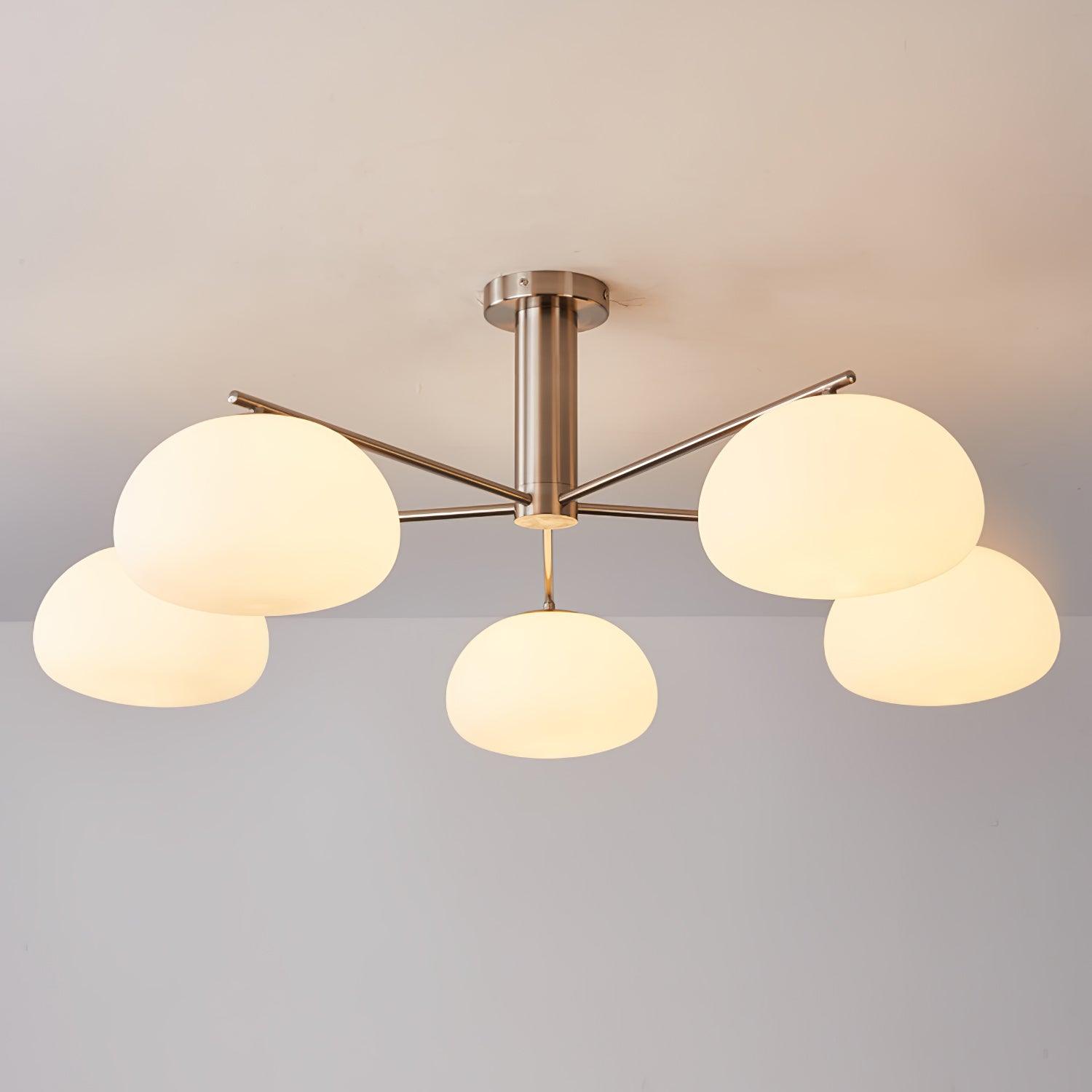 Lunara Luxe Glass Chandelier-Neutral Decor