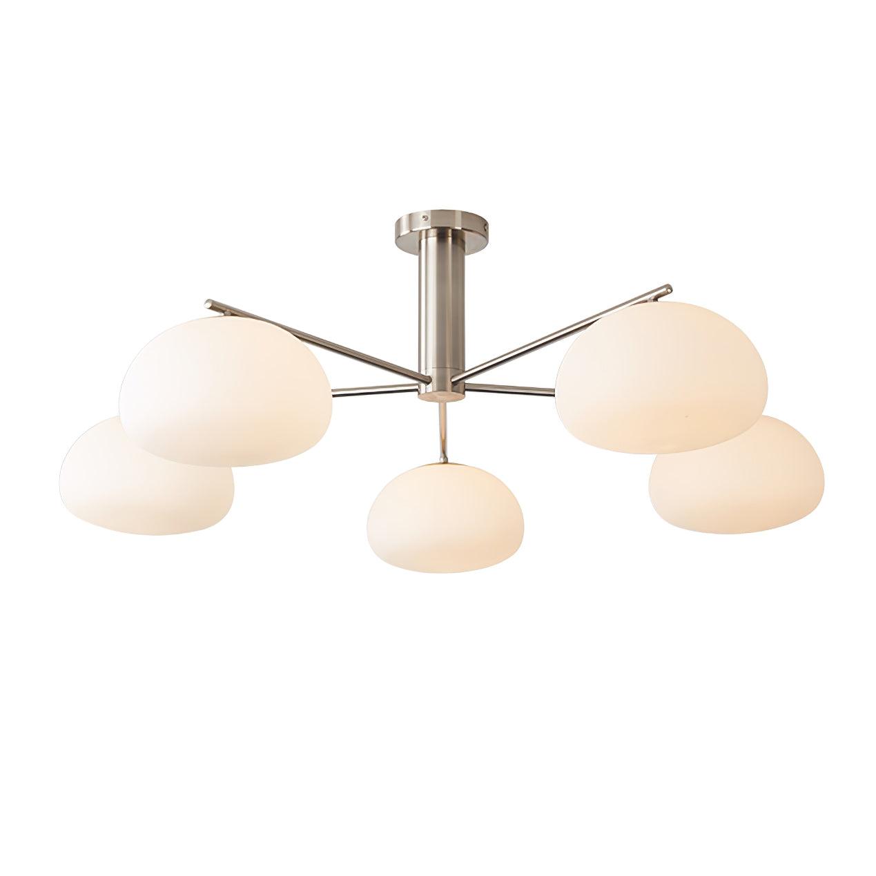 Lunara Luxe Glass Chandelier-Neutral Decor