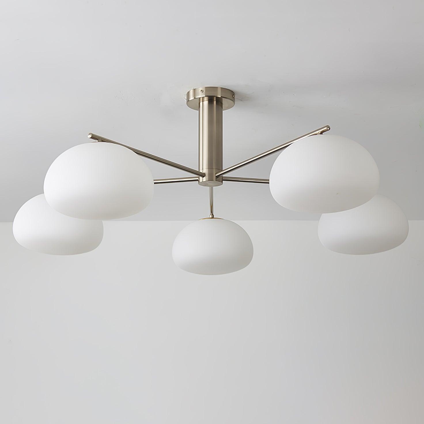 Lunara Luxe Glass Chandelier-Neutral Decor