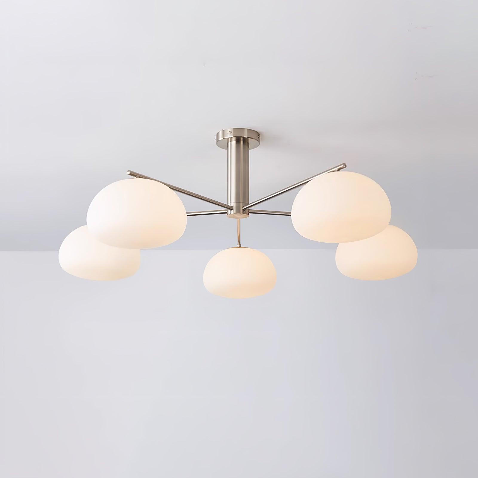 Lunara Luxe Glass Chandelier-Neutral Decor