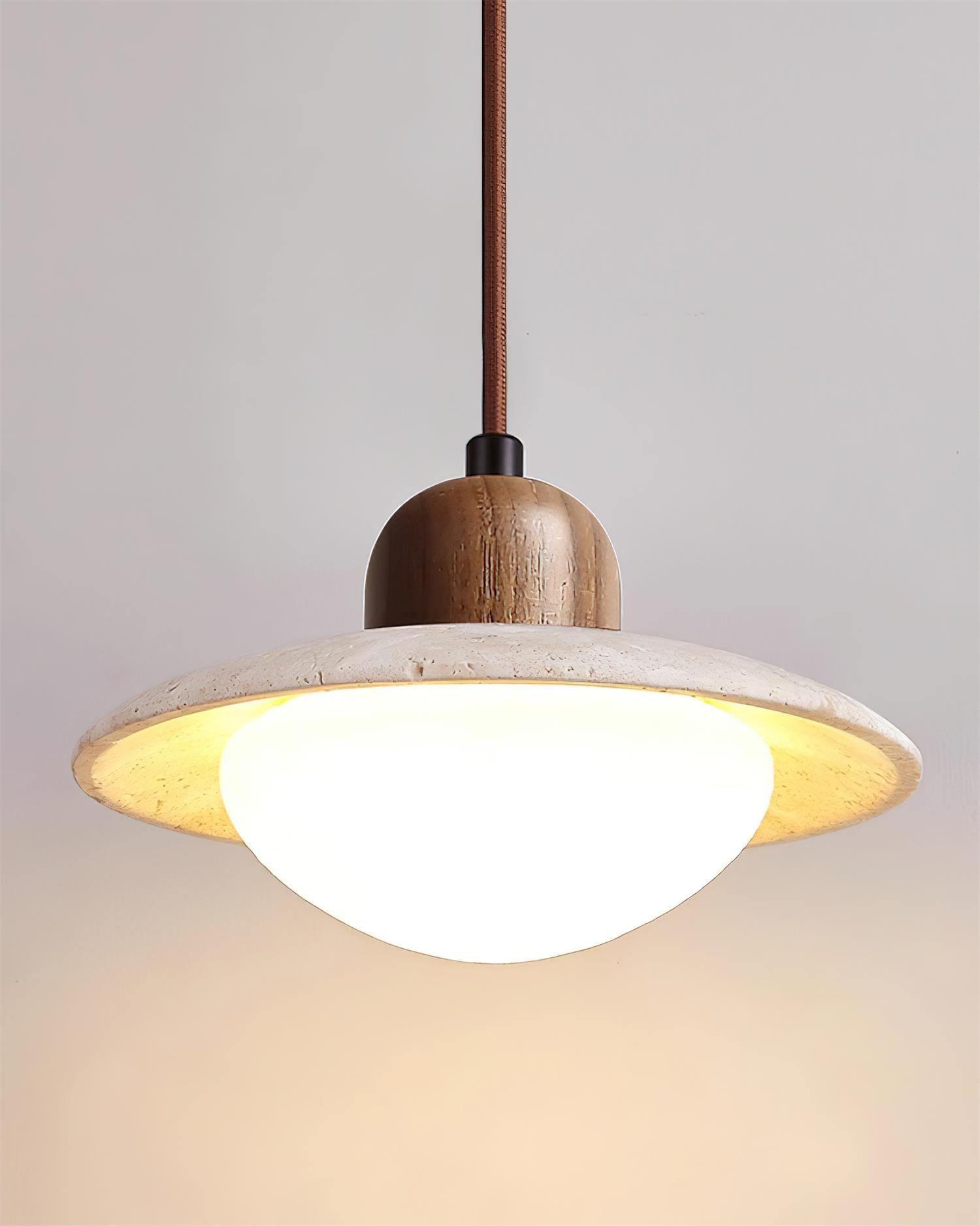 Duvio Travertine Pendant Light