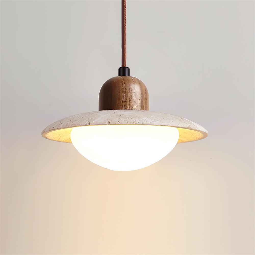 Duvio Travertine Pendant Light