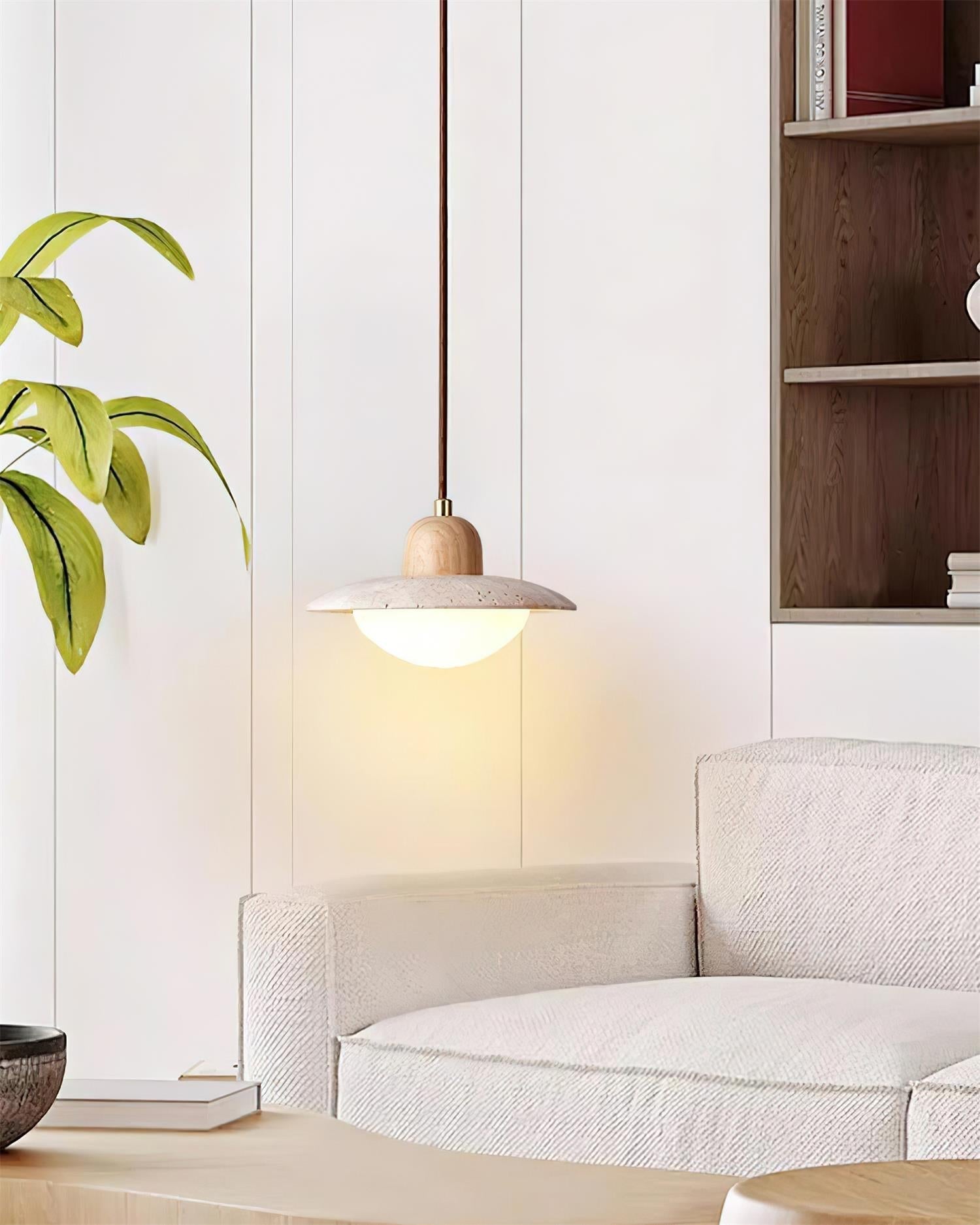 Duvio Travertine Pendant Light
