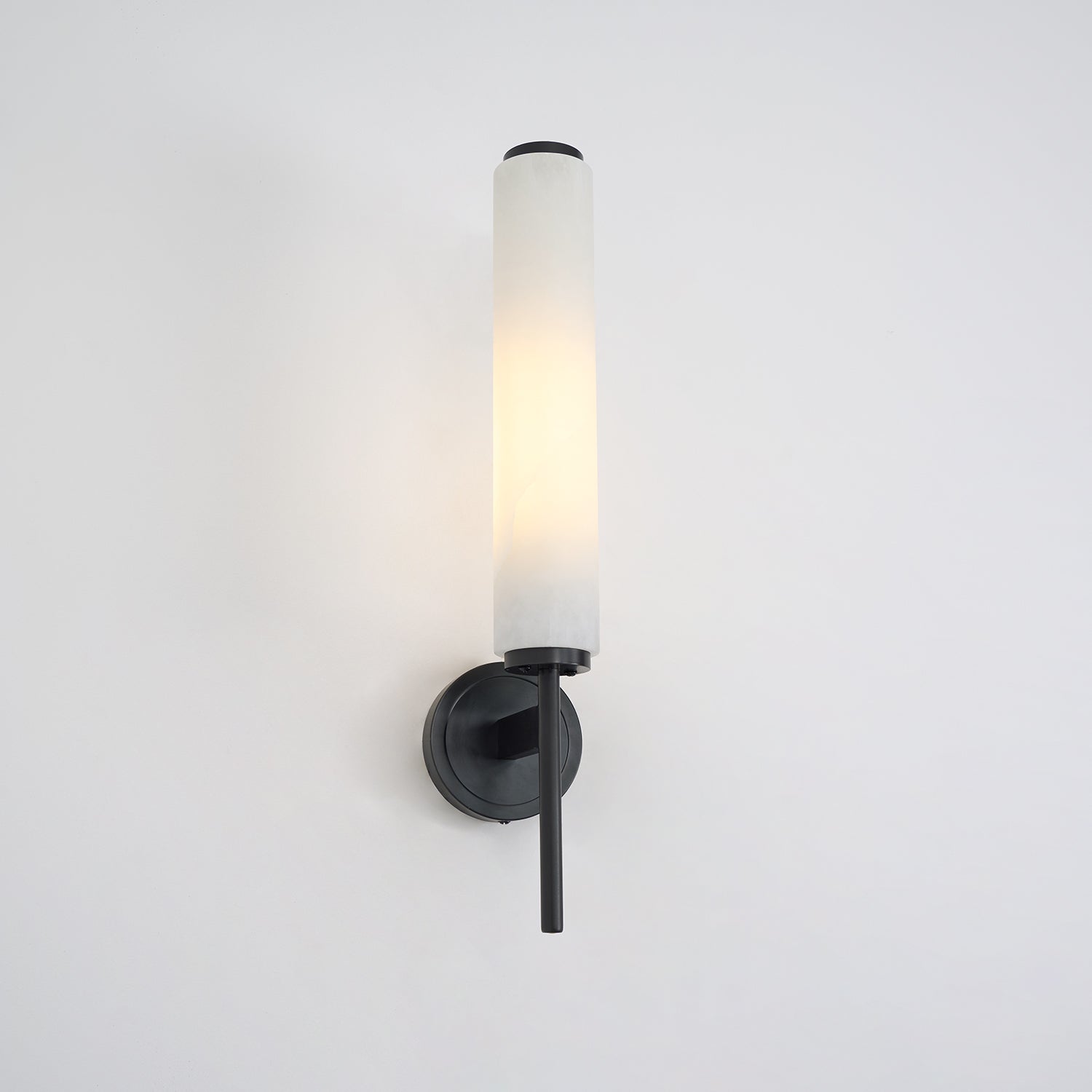 Olrinyra Cylinder Alabaster Wall Light-Neutral Decor