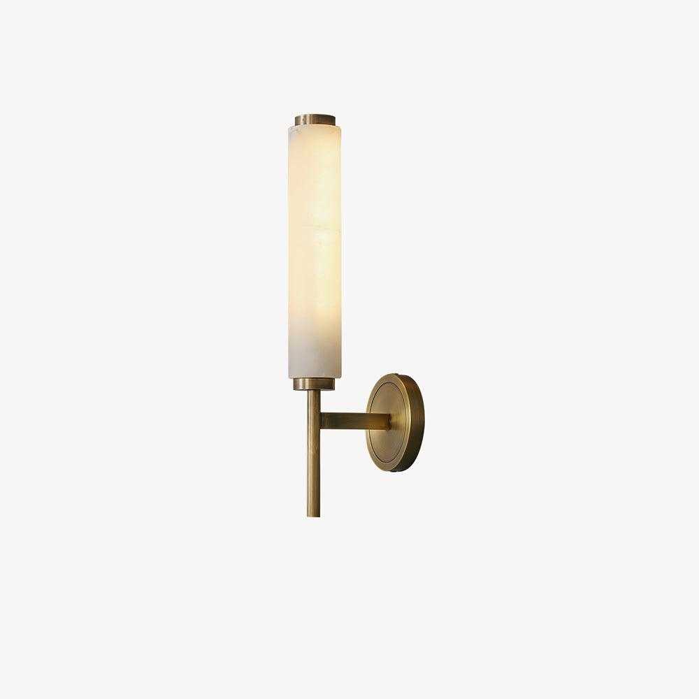 Olrinyra Cylinder Alabaster Wall Light-Neutral Decor