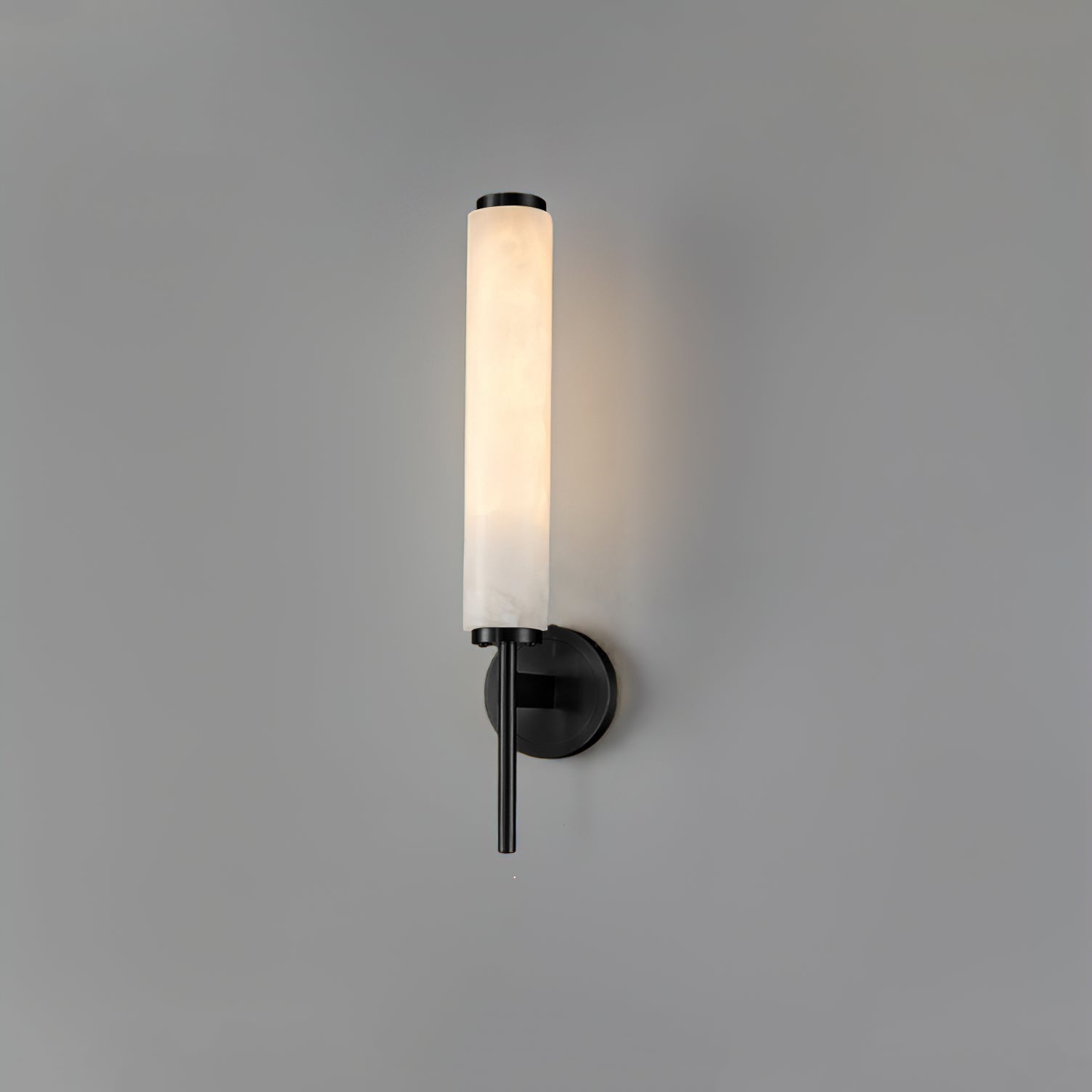 Olrinyra Cylinder Alabaster Wall Light-Neutral Decor