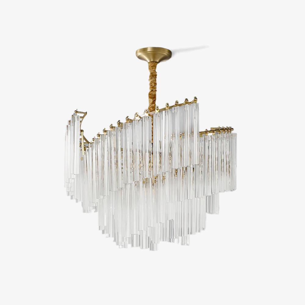 Ala Postmodern Luxury Brinicle Crystal Chandelier-Neutral Decor