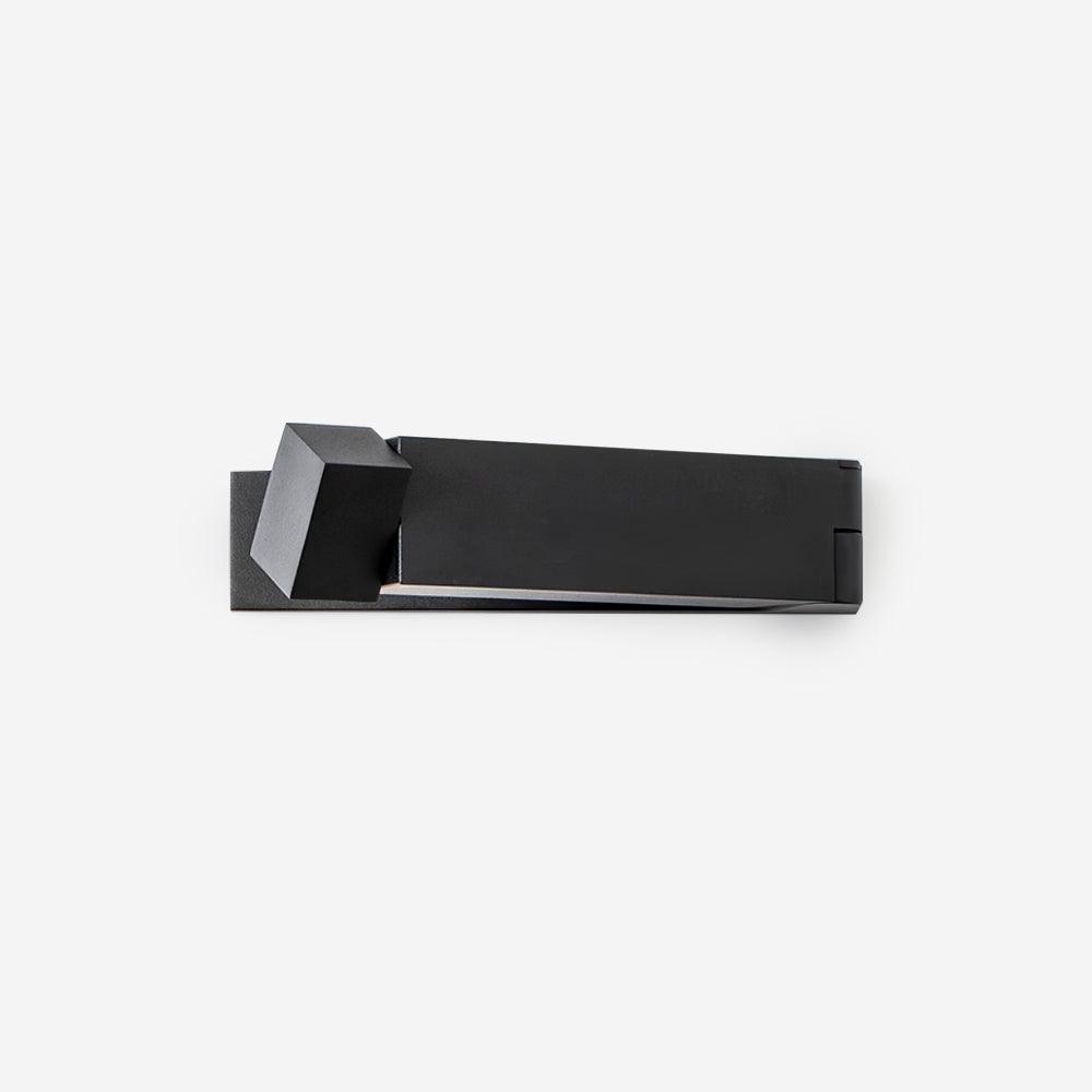 LED Wall Sconce Aluminum Alloy Body Matt Black Nickel Minimalist
