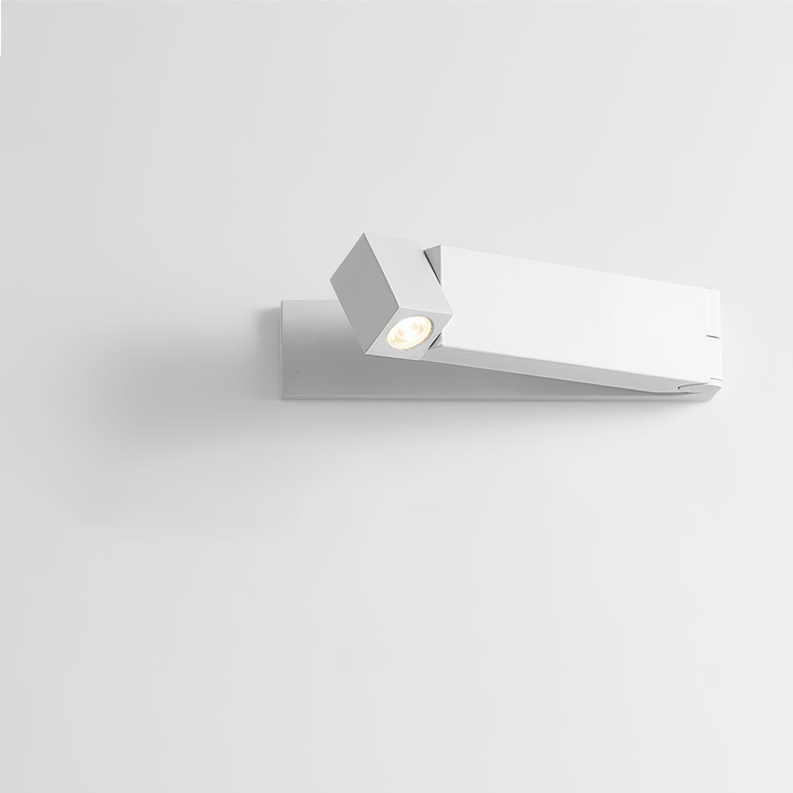 LED Wall Sconce Aluminum Alloy Body Matt Black Nickel Minimalist