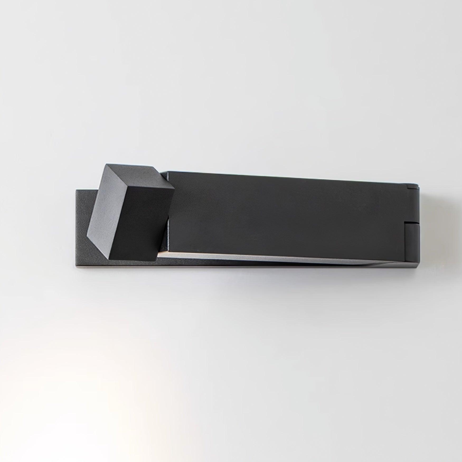 LED Wall Sconce Aluminum Alloy Body Matt Black Nickel Minimalist