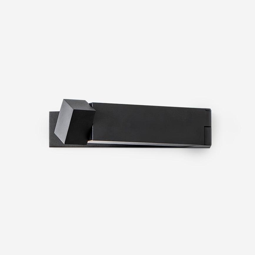 LED Wall Sconce Aluminum Alloy Body Matt Black Nickel Minimalist