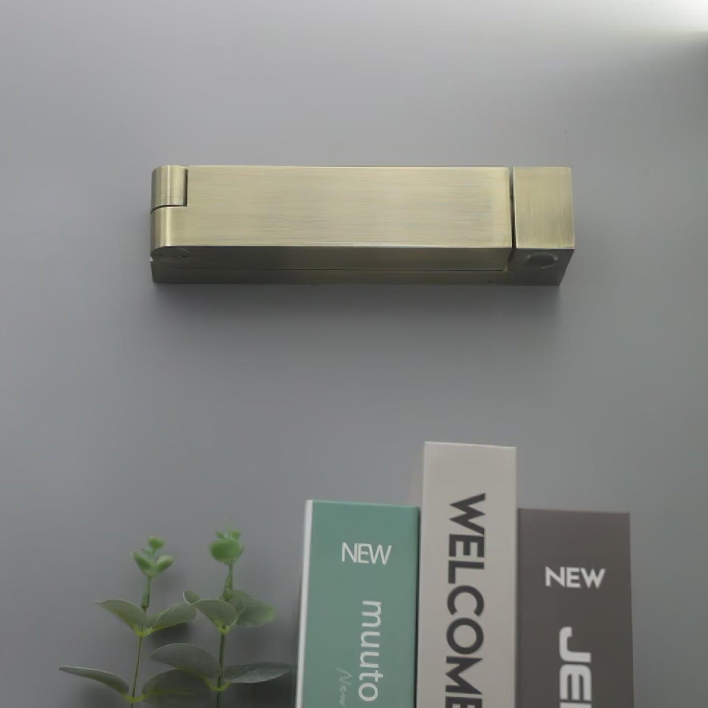 LED Wall Sconce Aluminum Alloy Body Matt Black Nickel Minimalist
