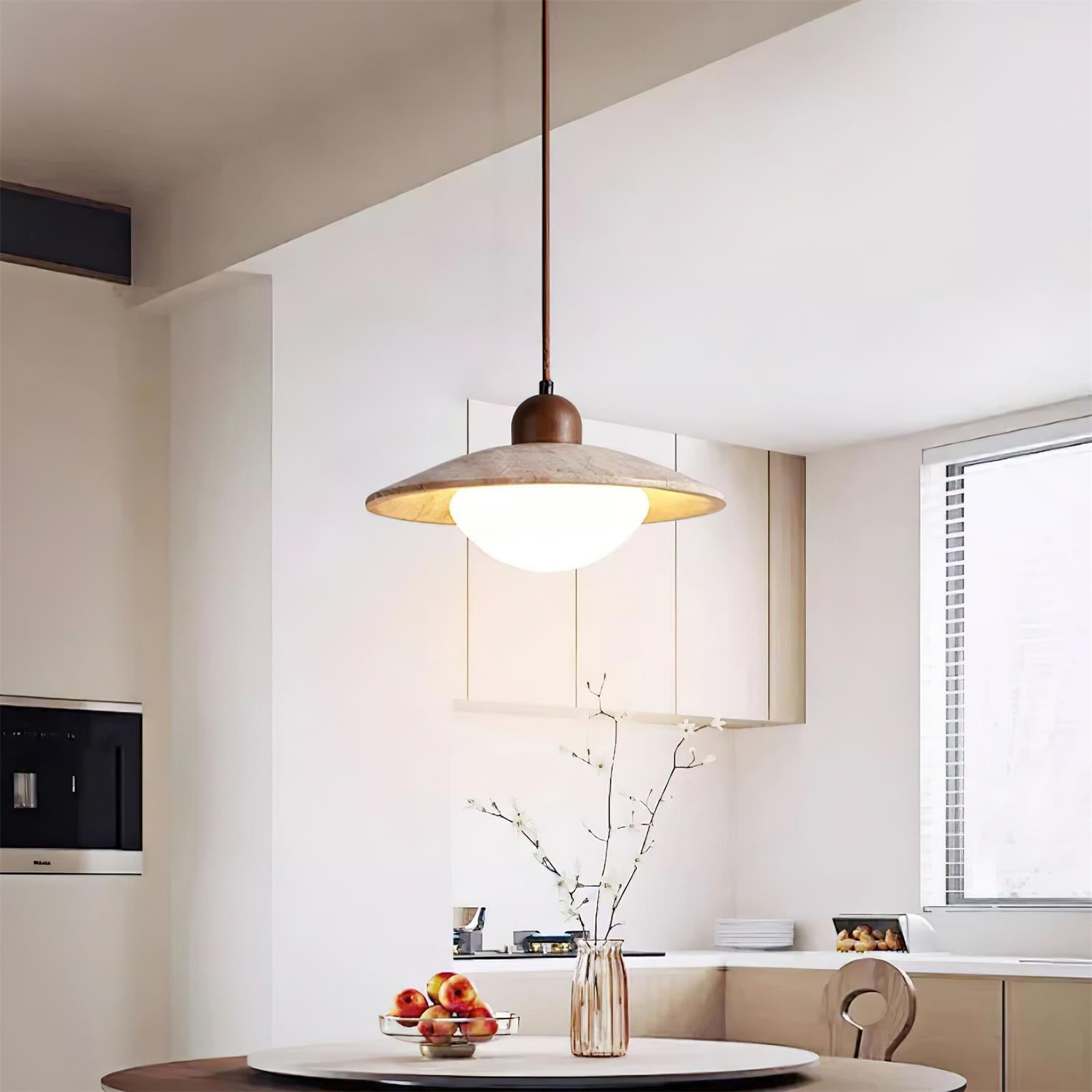 Ritta  Pendant Lamp Travertine  Minimalist