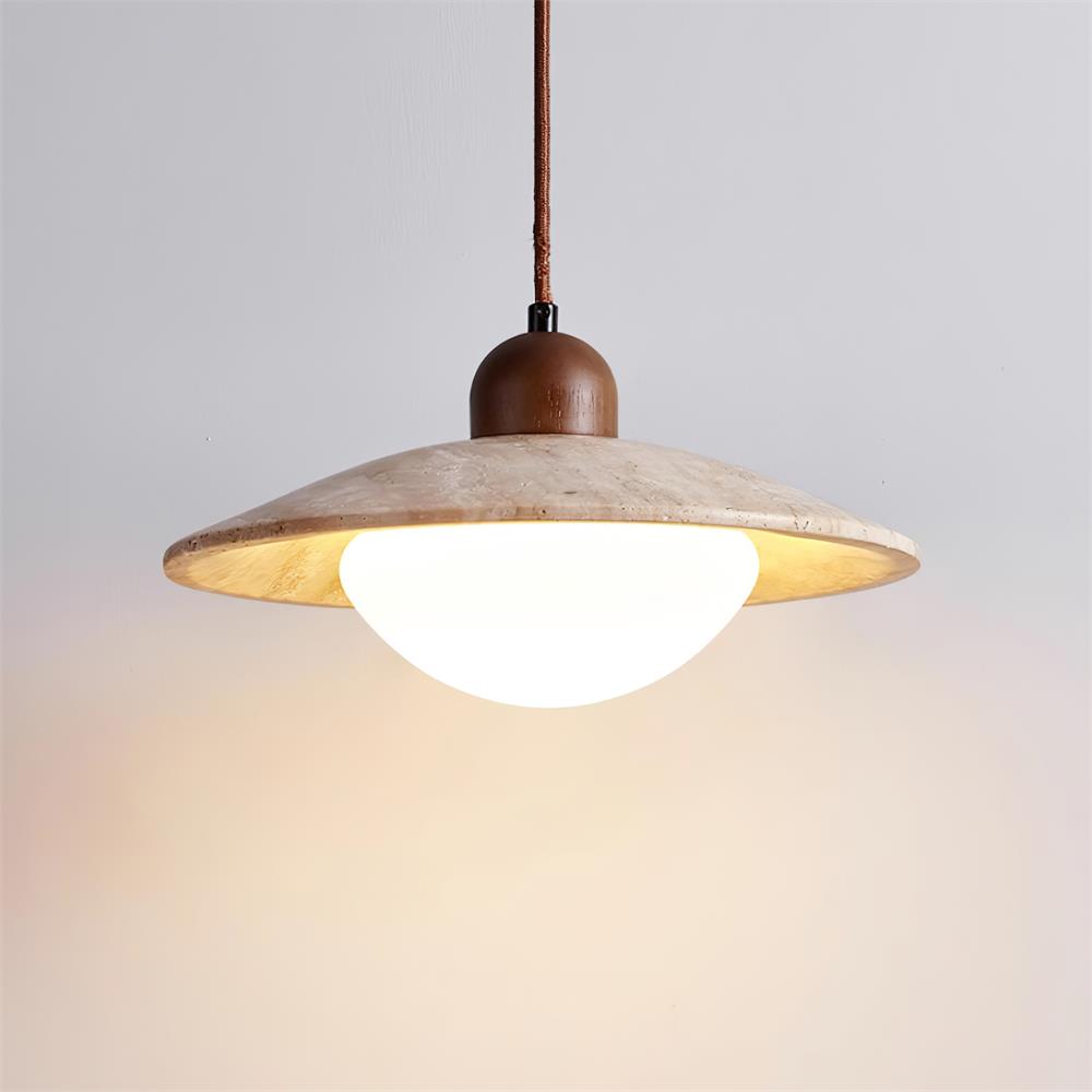 Ritta  Pendant Lamp Travertine  Minimalist