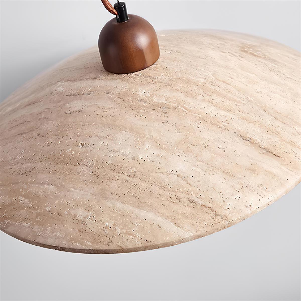 Luxen Pendant Lamp Travertine Minimalist-Neutral Decor