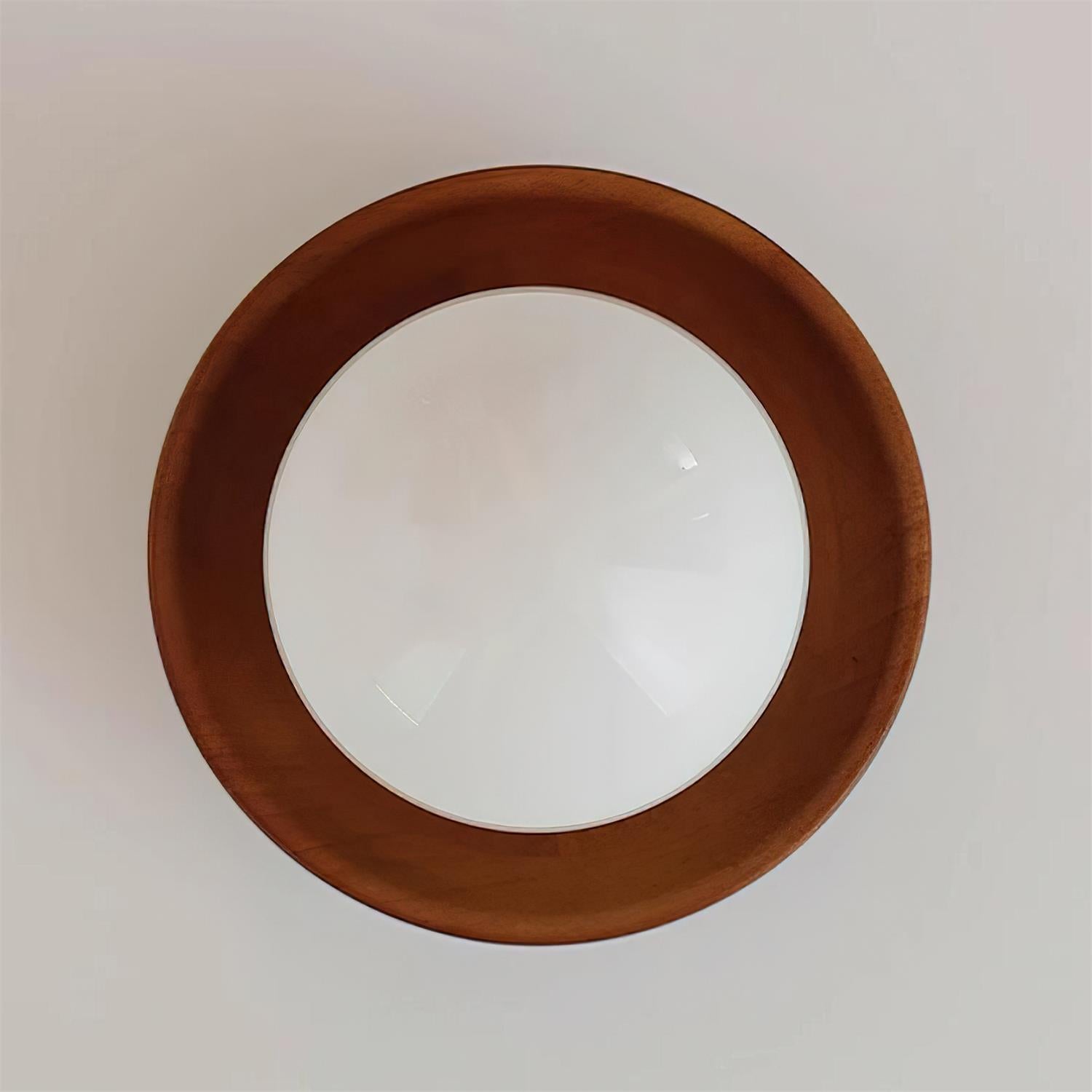 Brody Ceiling Light Globe Opal Glass Brass Walnut-Neutral Decor