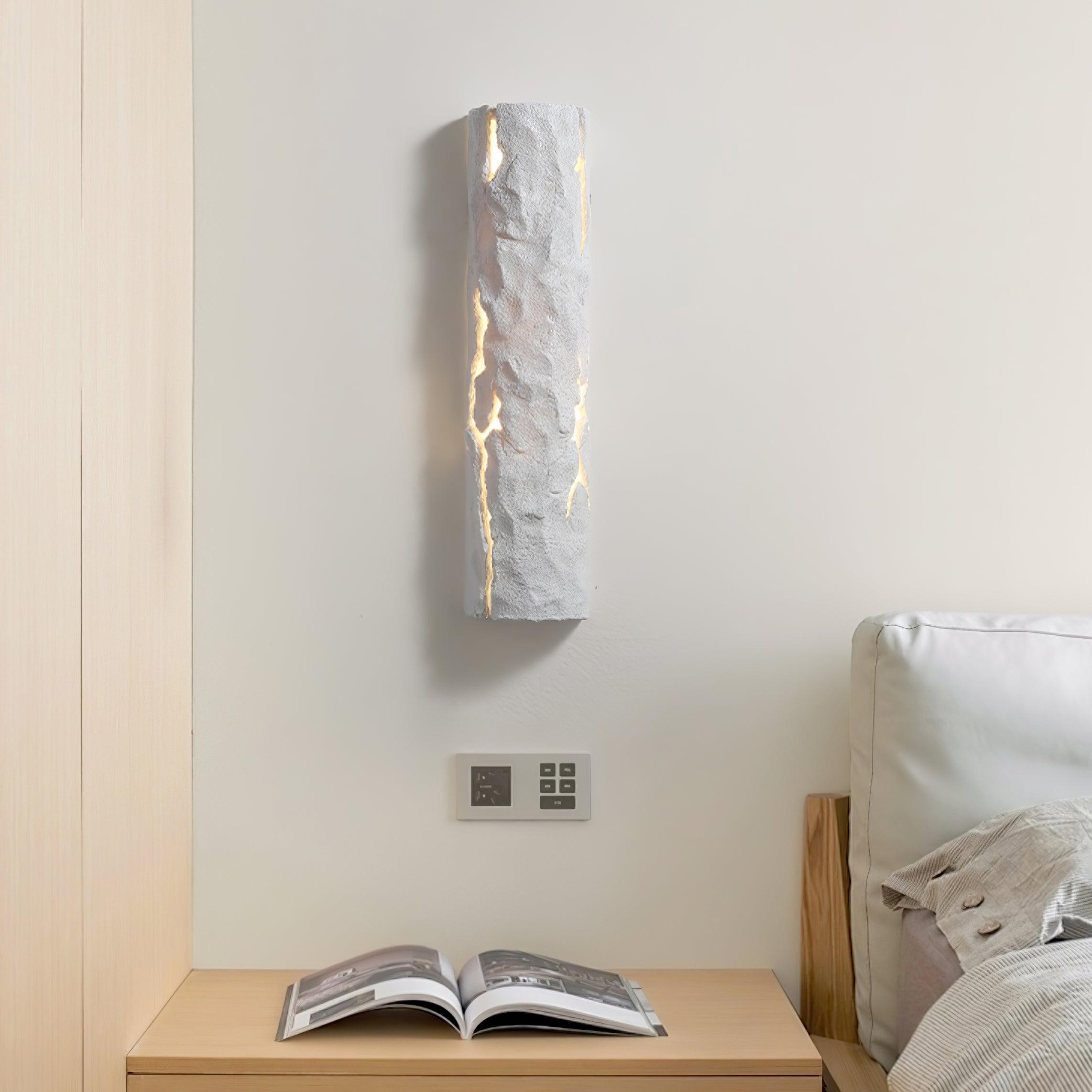 Pravl Wall Lamp Bark Texture Rustic-Neutral Decor