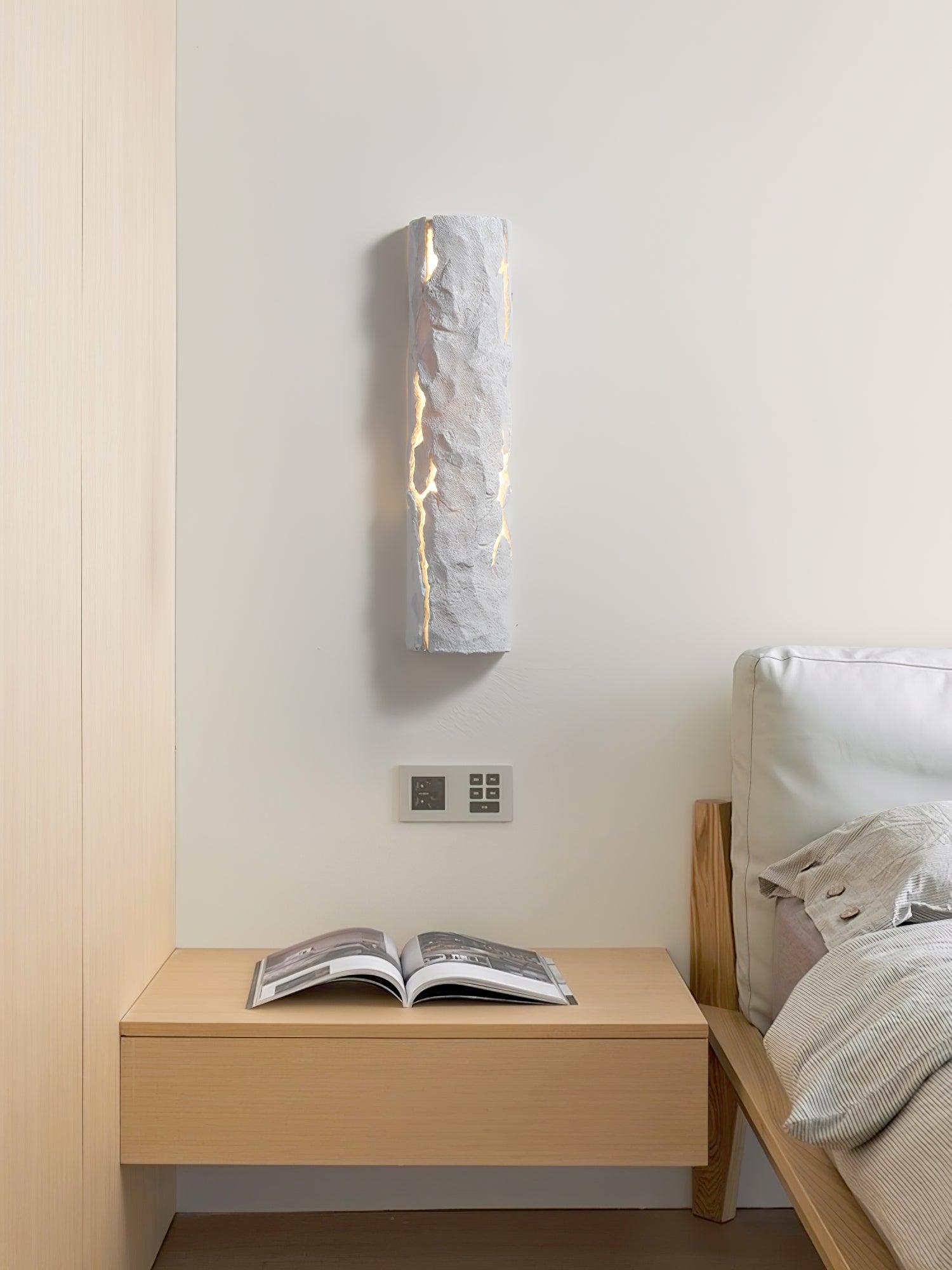 Pravl Wall Lamp Bark Texture Rustic-Neutral Decor