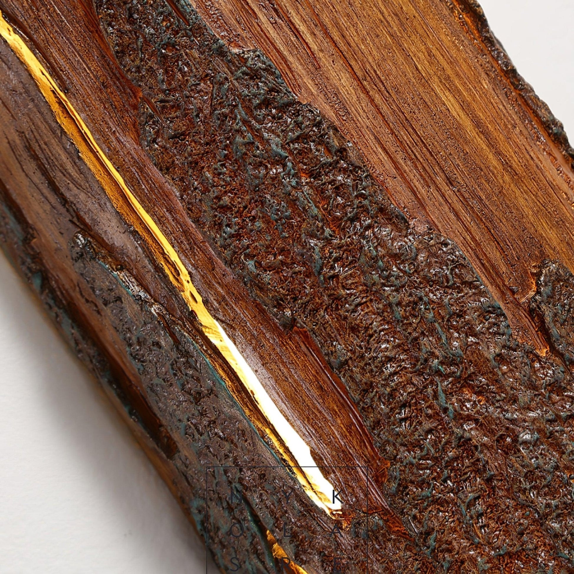 Pravl Wall Lamp Bark Texture Rustic-Neutral Decor