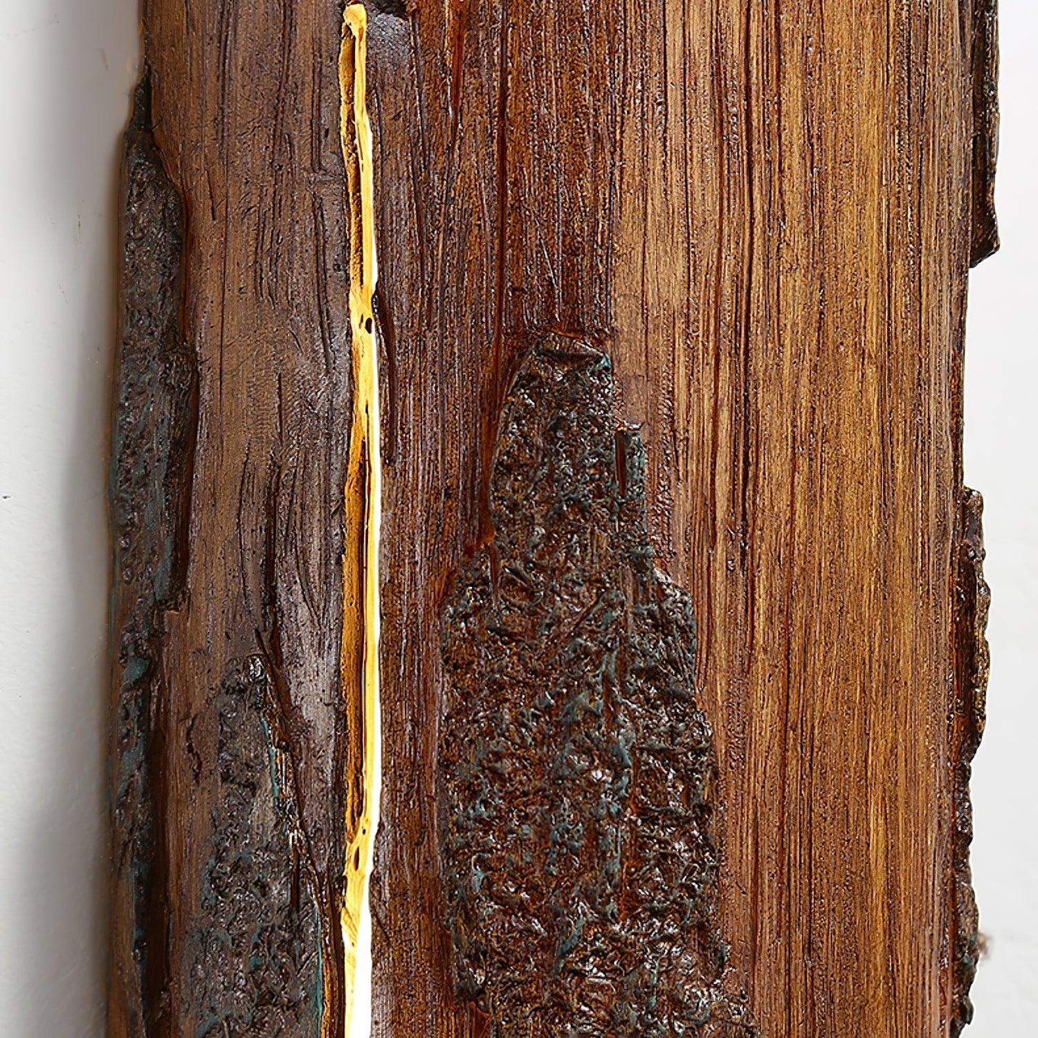 Pravl Wall Lamp Bark Texture Rustic-Neutral Decor