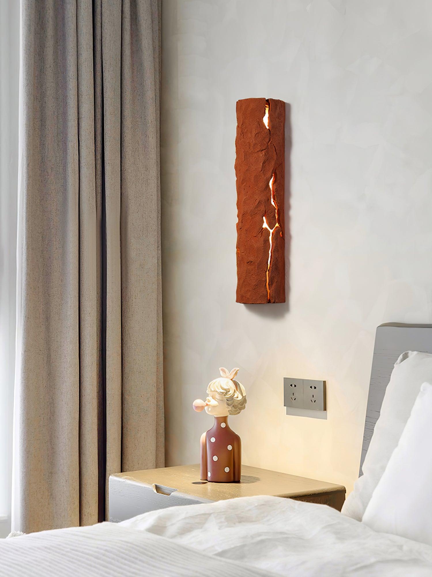 Pravl Wall Lamp Bark Texture Rustic-Neutral Decor