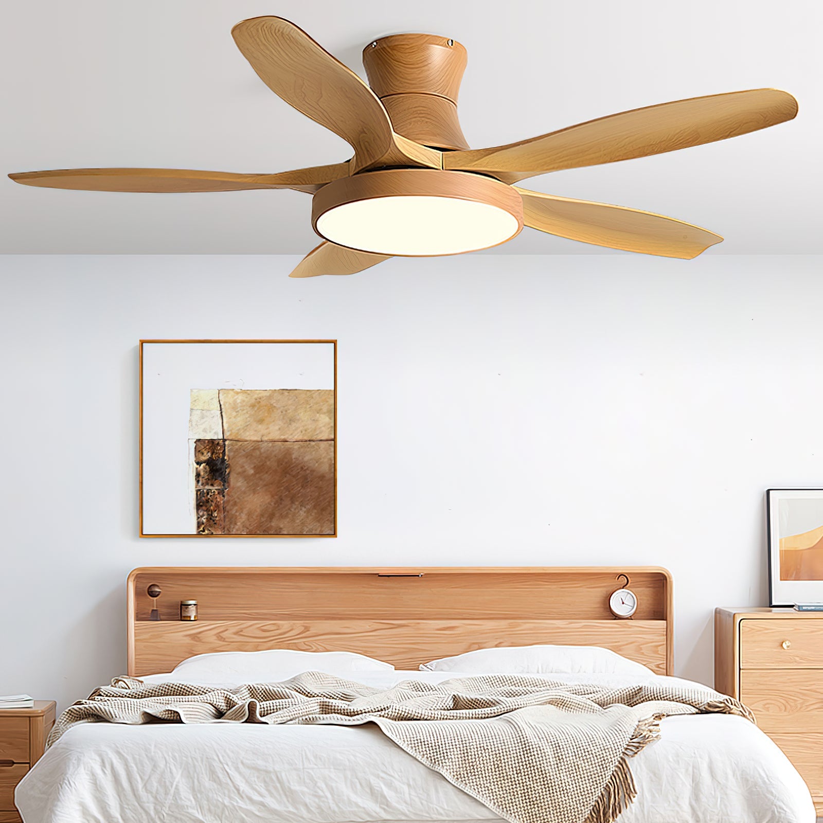 Bronx 52″ Ceiling Fan Light-Neutral Decor
