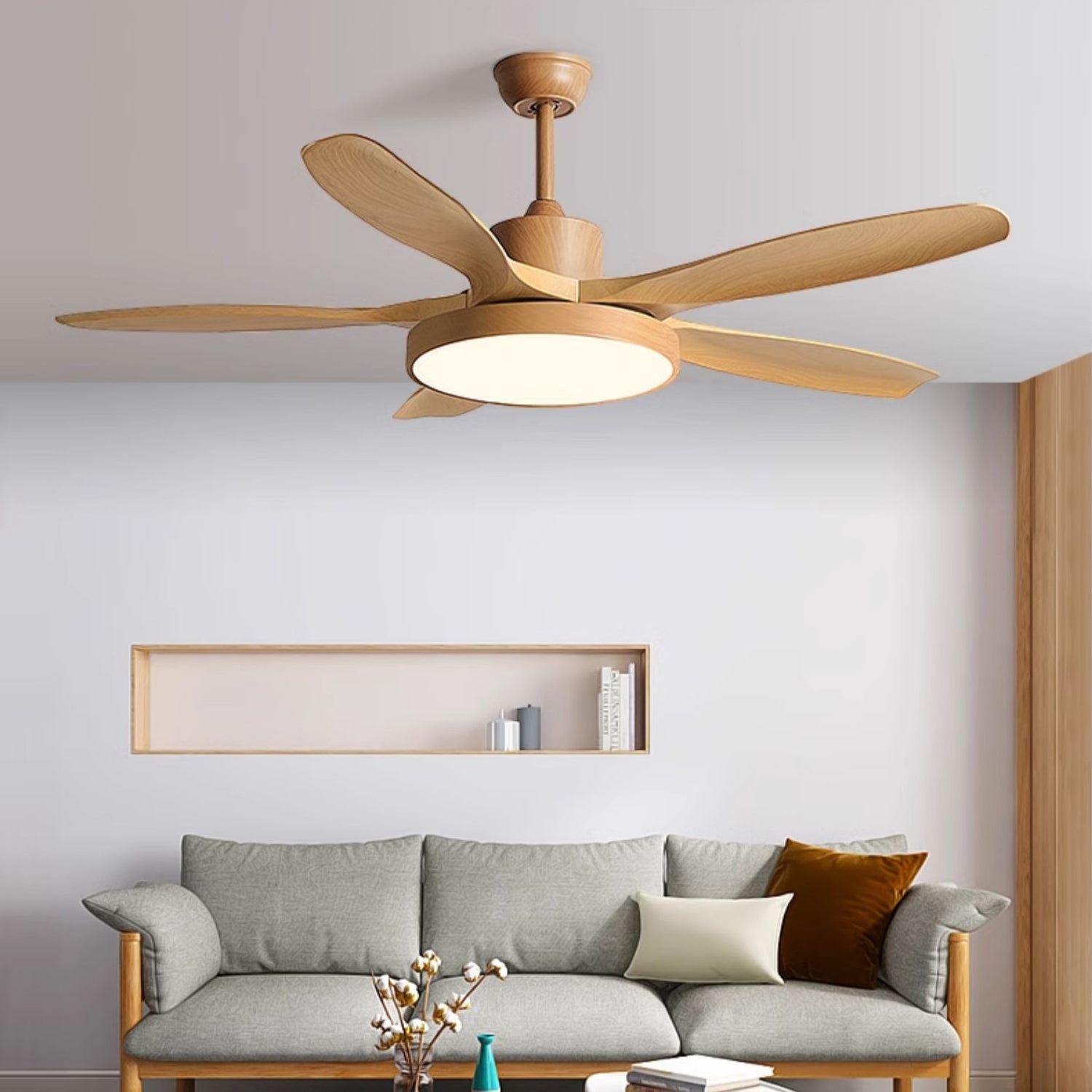 Bronx 52″ Ceiling Fan Light-Neutral Decor