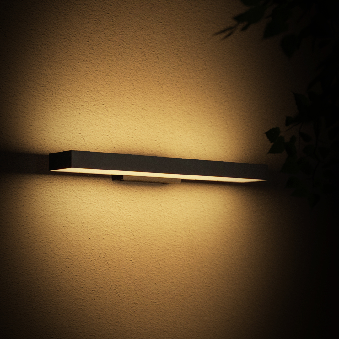 Wolf Motion Sensor Stainless Steel Outdoor Wall Light