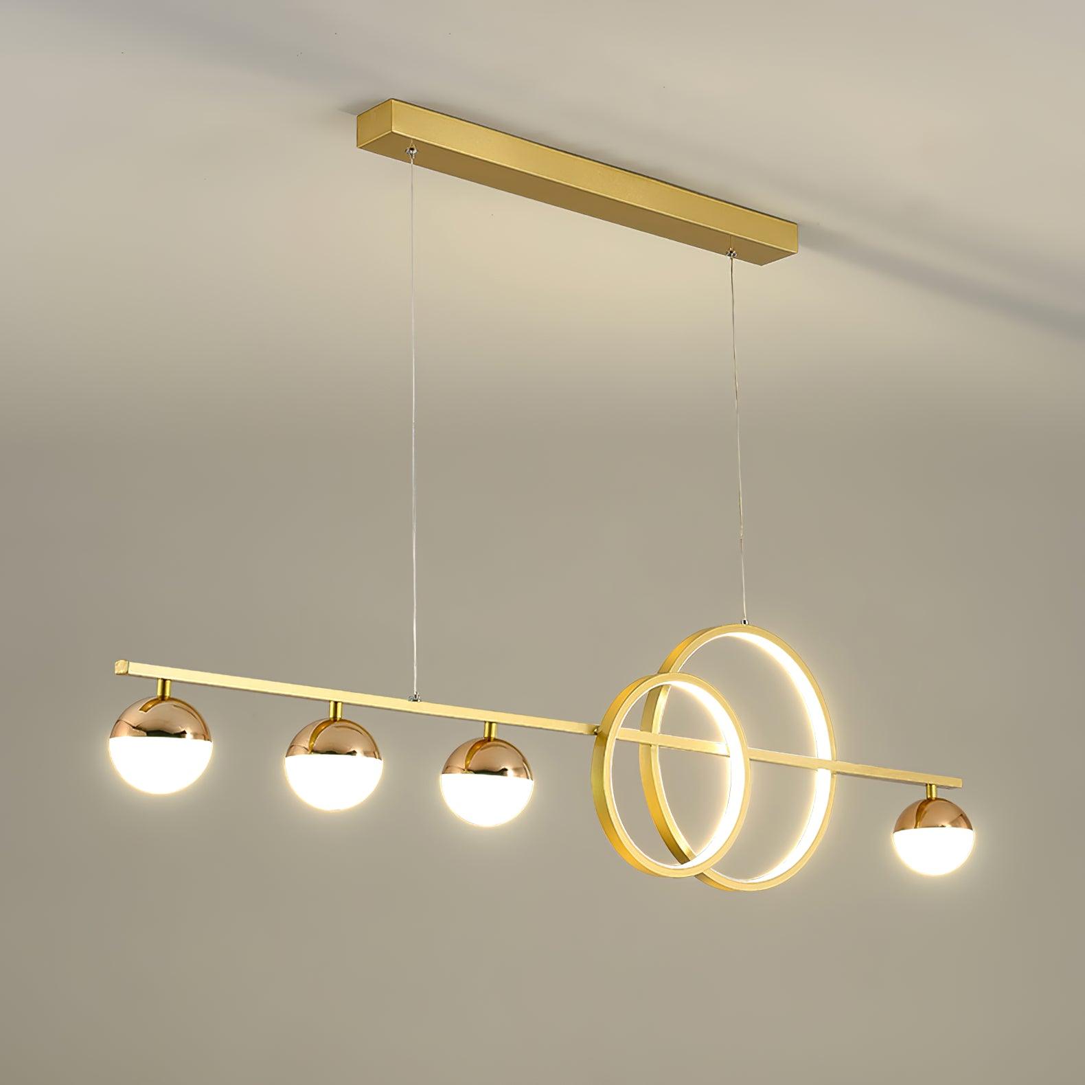 Aviniel Contemporary Brass Pendant Light-Neutral Decor