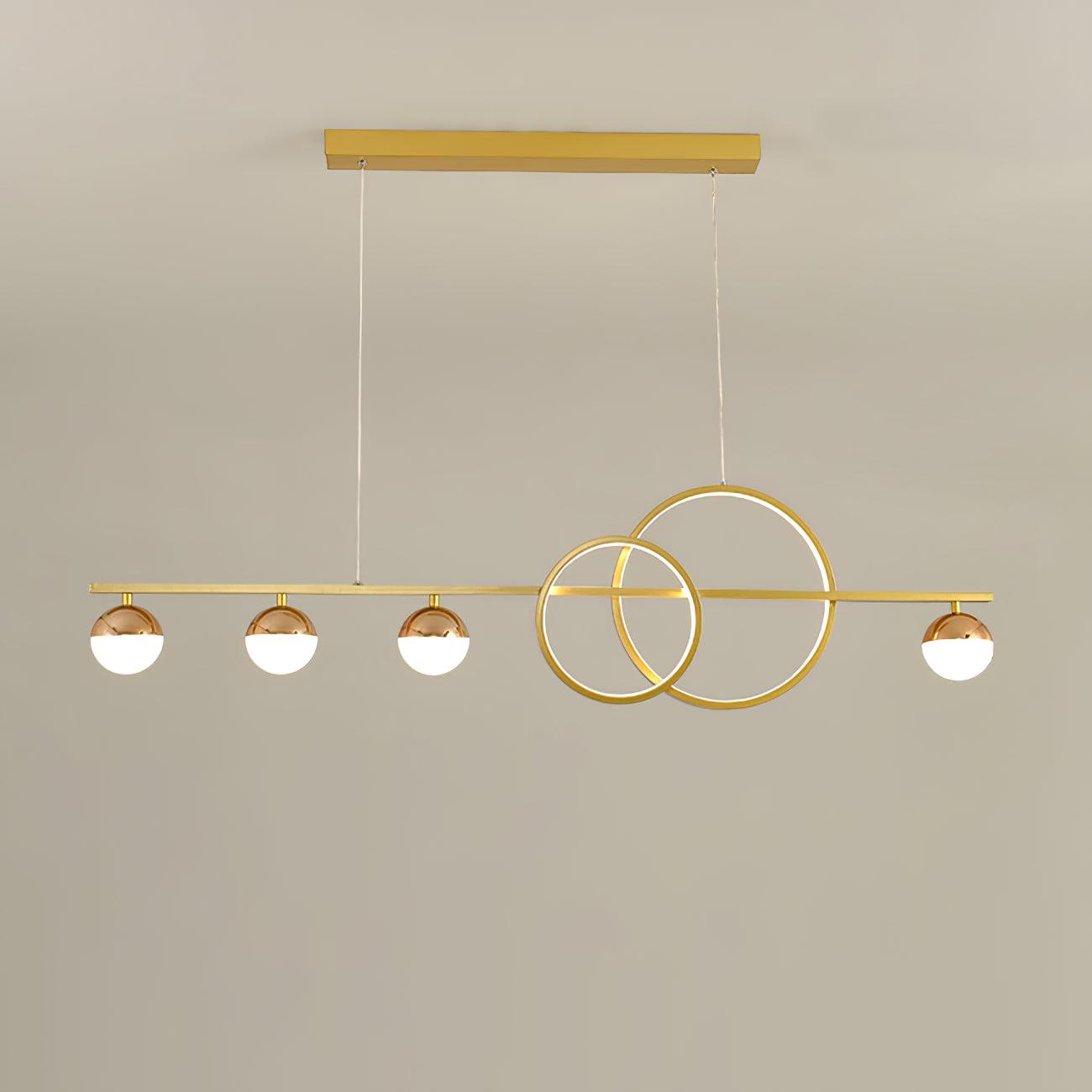 Aviniel Contemporary Brass Pendant Light-Neutral Decor