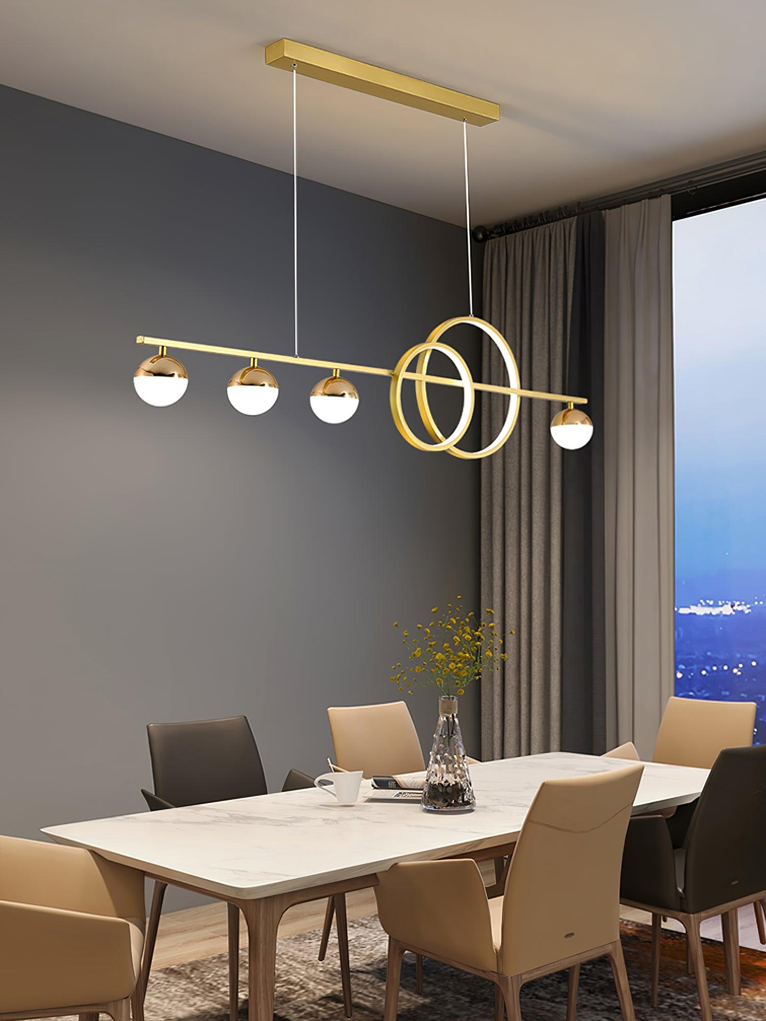 Aviniel Contemporary Brass Pendant Light-Neutral Decor