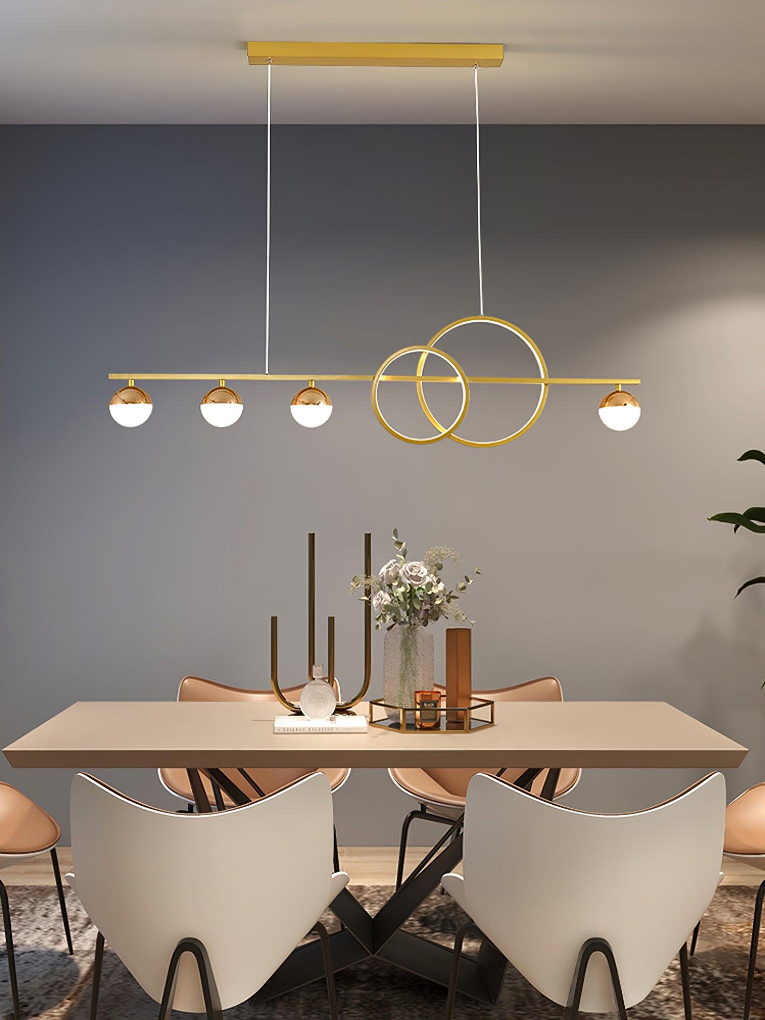 Aviniel Contemporary Brass Pendant Light-Neutral Decor