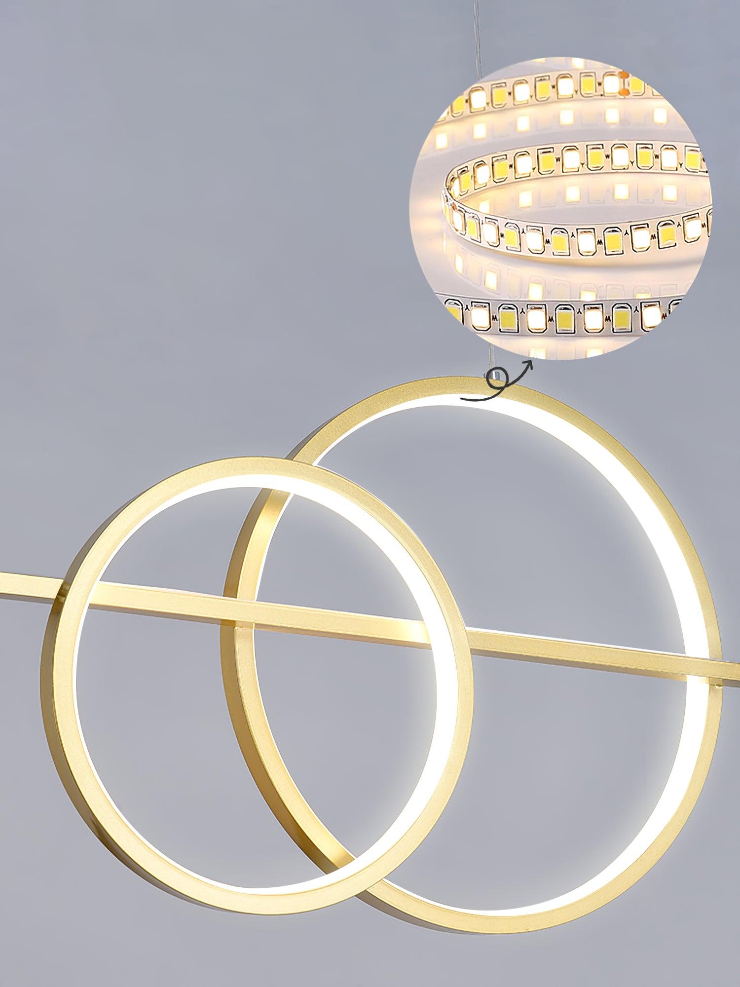 Aviniel Contemporary Brass Pendant Light-Neutral Decor
