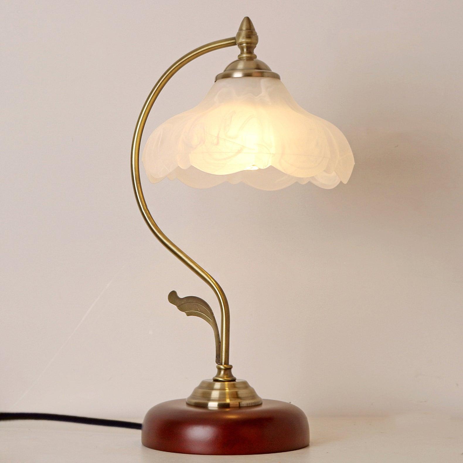 Flora Retro Flower Table Lamp-Neutral Decor