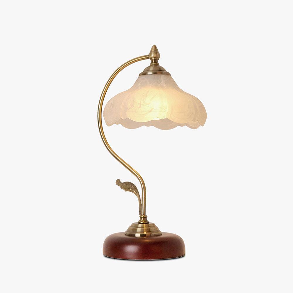 Flora Retro Flower Table Lamp-Neutral Decor