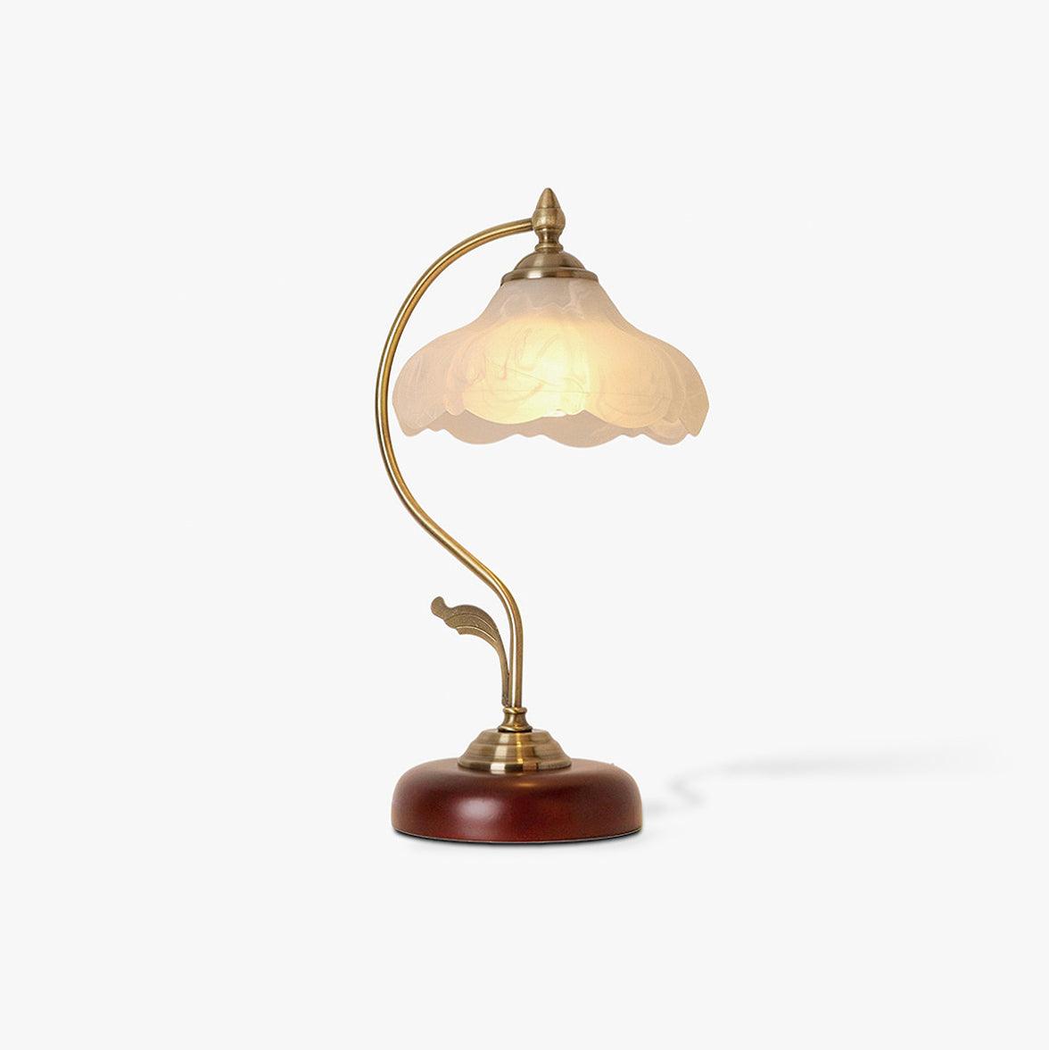 Flora Retro Flower Table Lamp-Neutral Decor